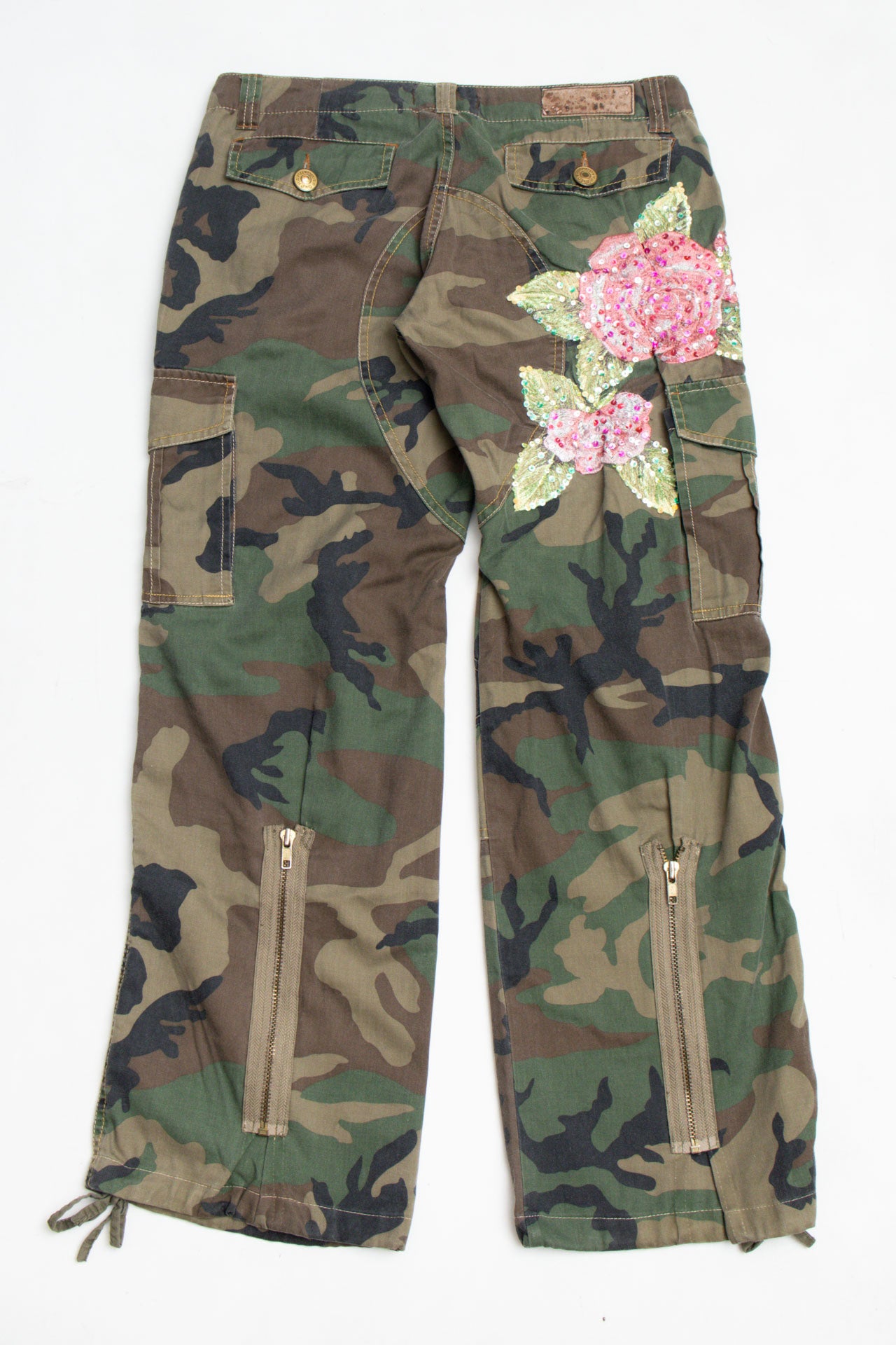 #29 Phard Camo Beaded Pants | Fast and Furious | Size 10