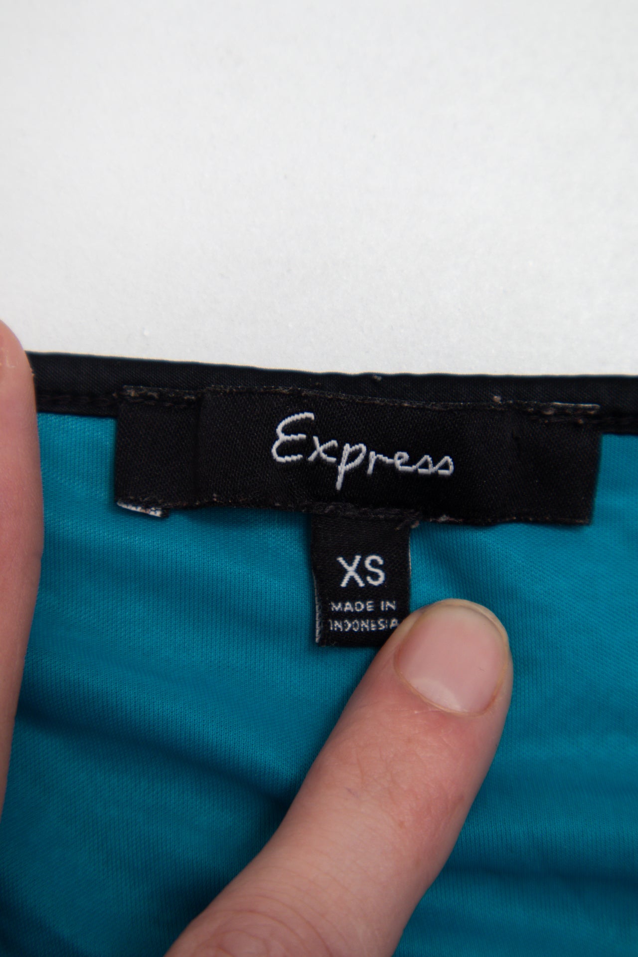 #02 Express teal lined lace cami | c. 162 | size 6