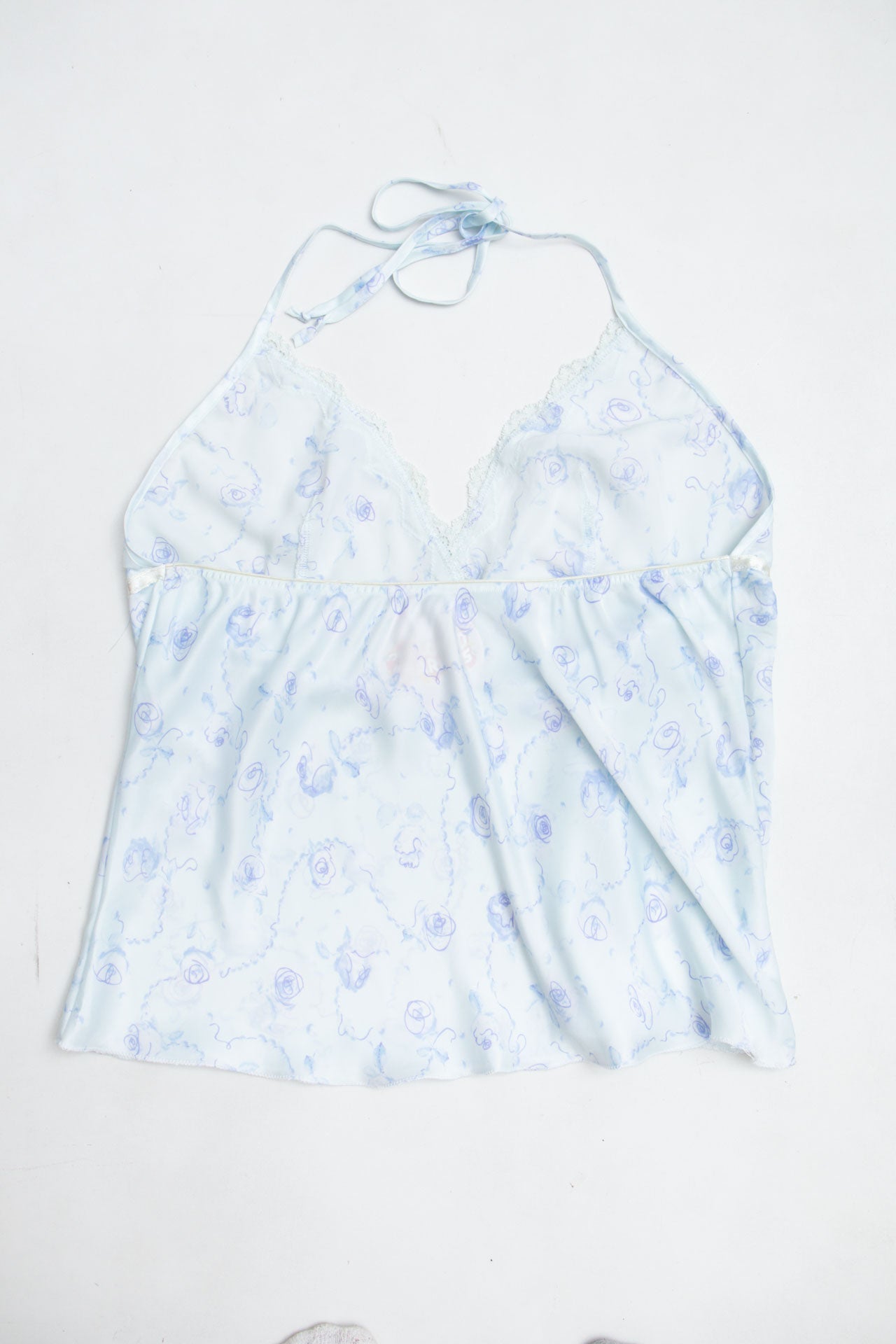 #37 Baby Blue Flowy Halter | Fast and Furious | Size 10