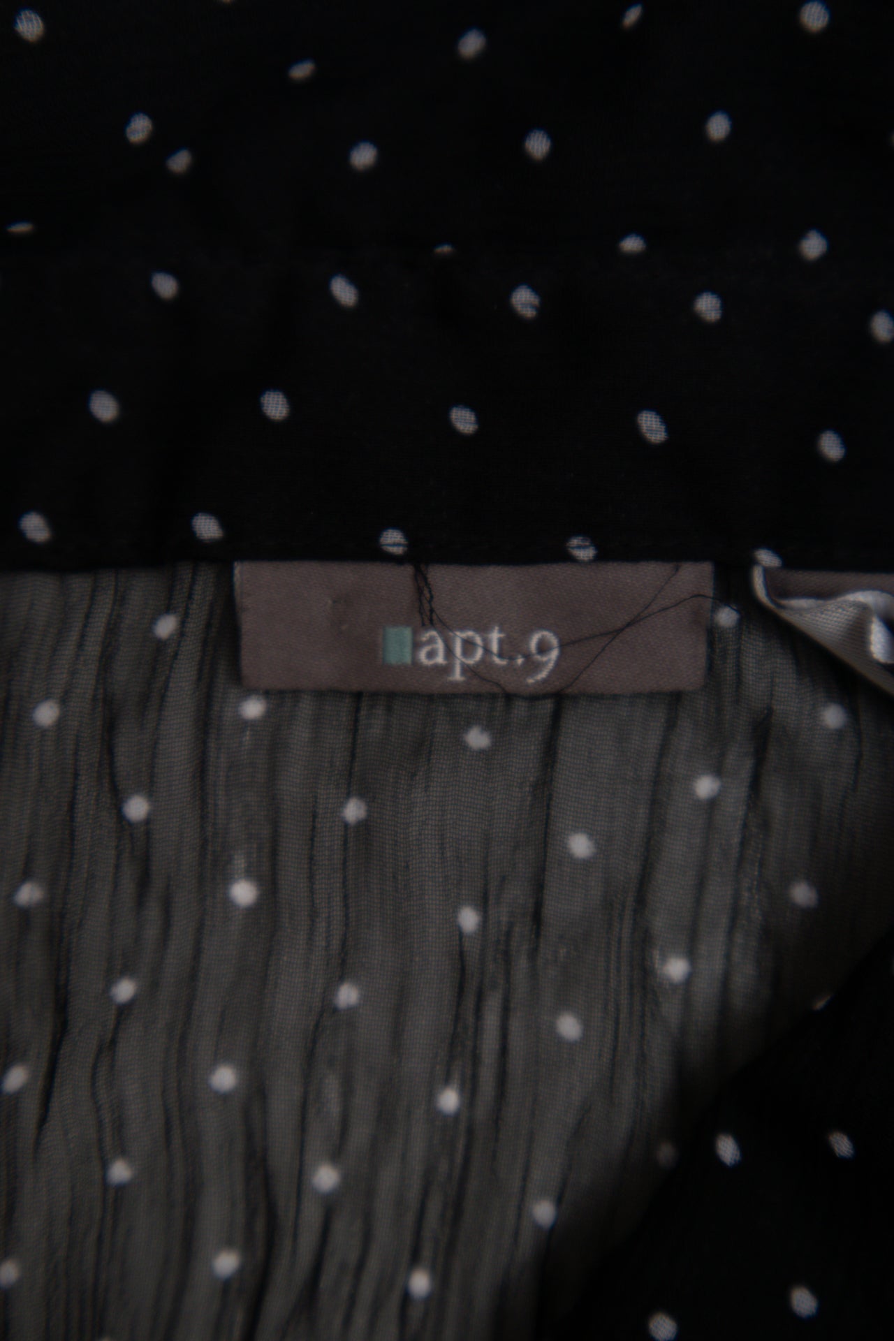 #08 apt. 9 mesh polka dot blouse | c. 162 | size 12
