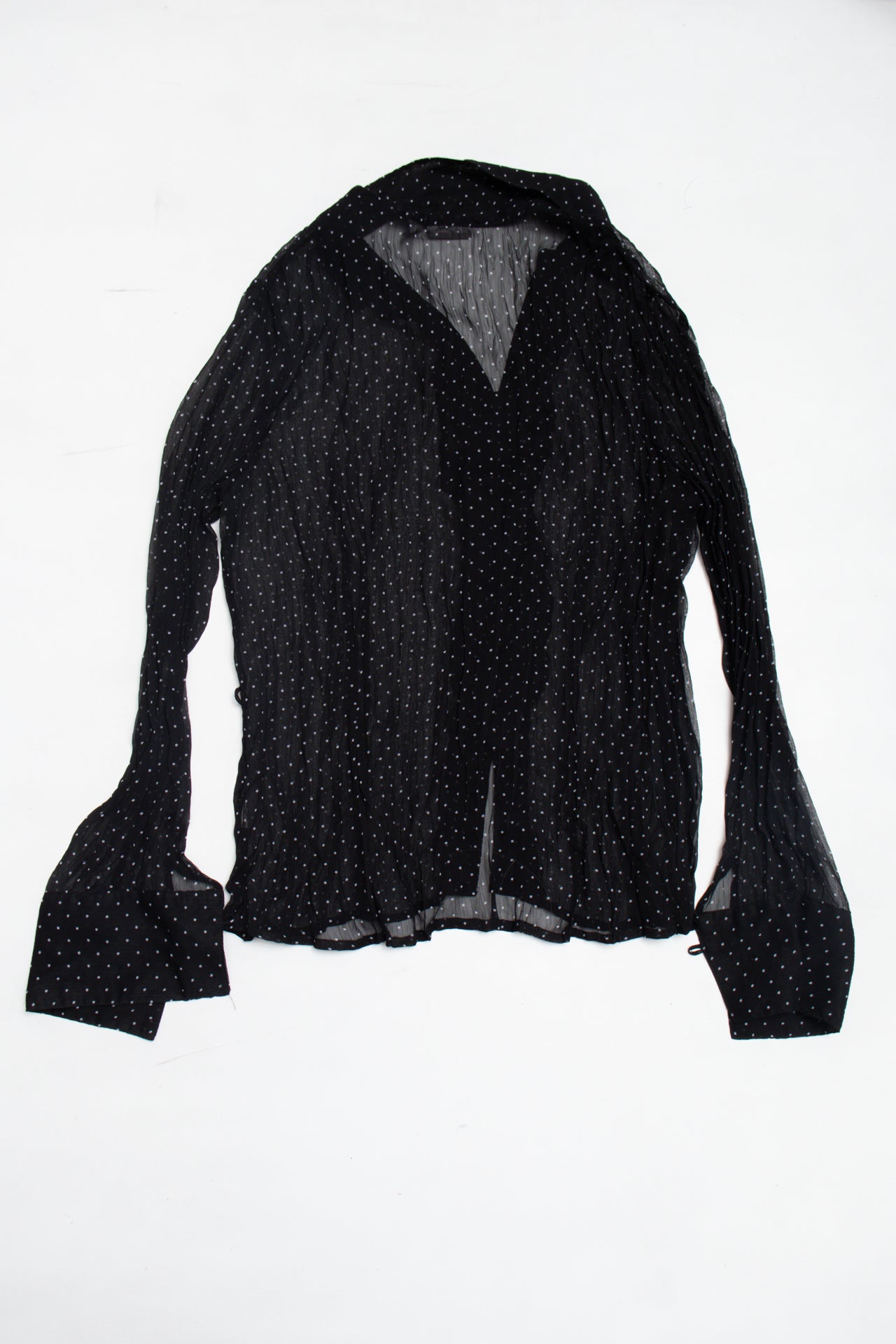 #08 apt. 9 mesh polka dot blouse | c. 162 | size 12