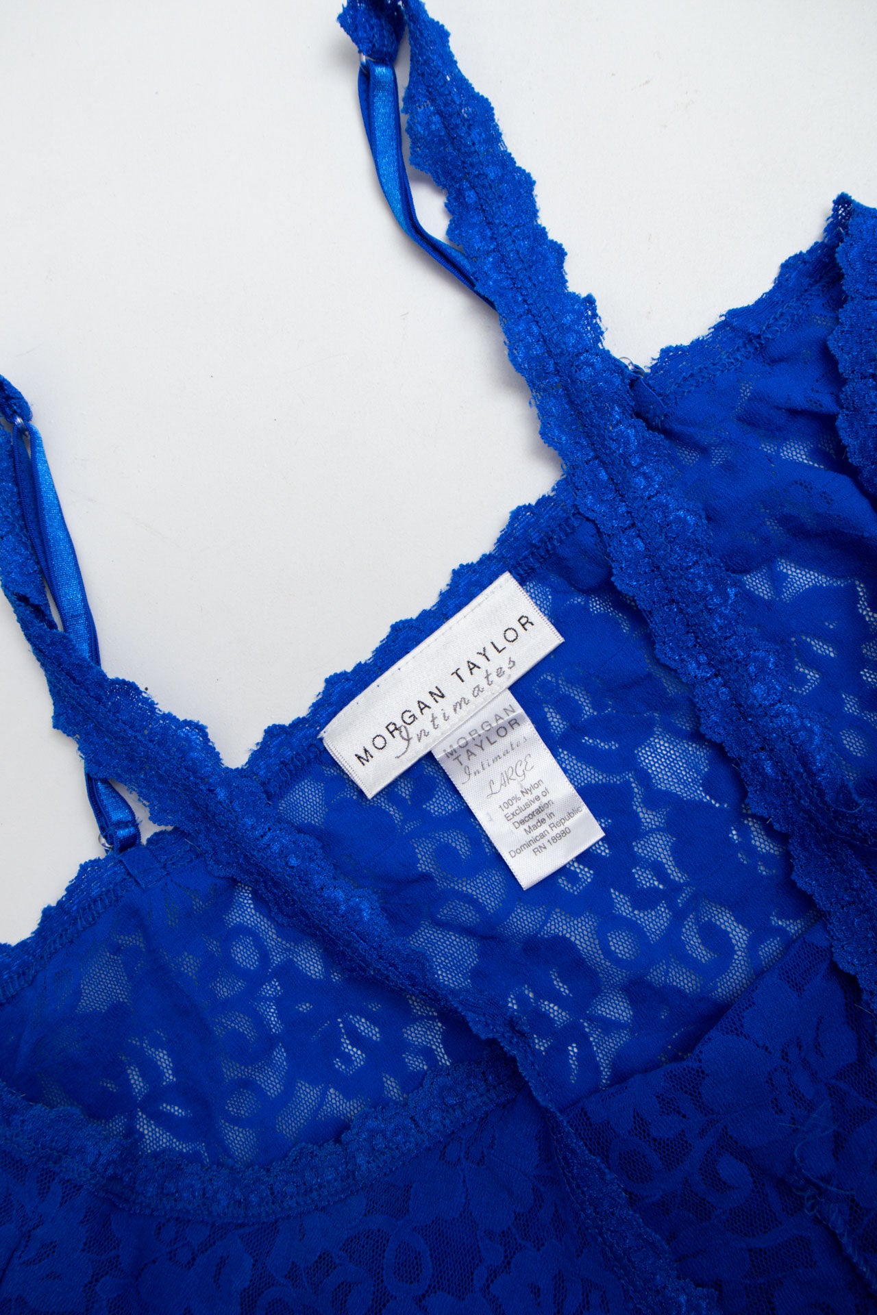 #41 Morgan Taylor Blue Lace Cami | Fast and Furious | Size 12