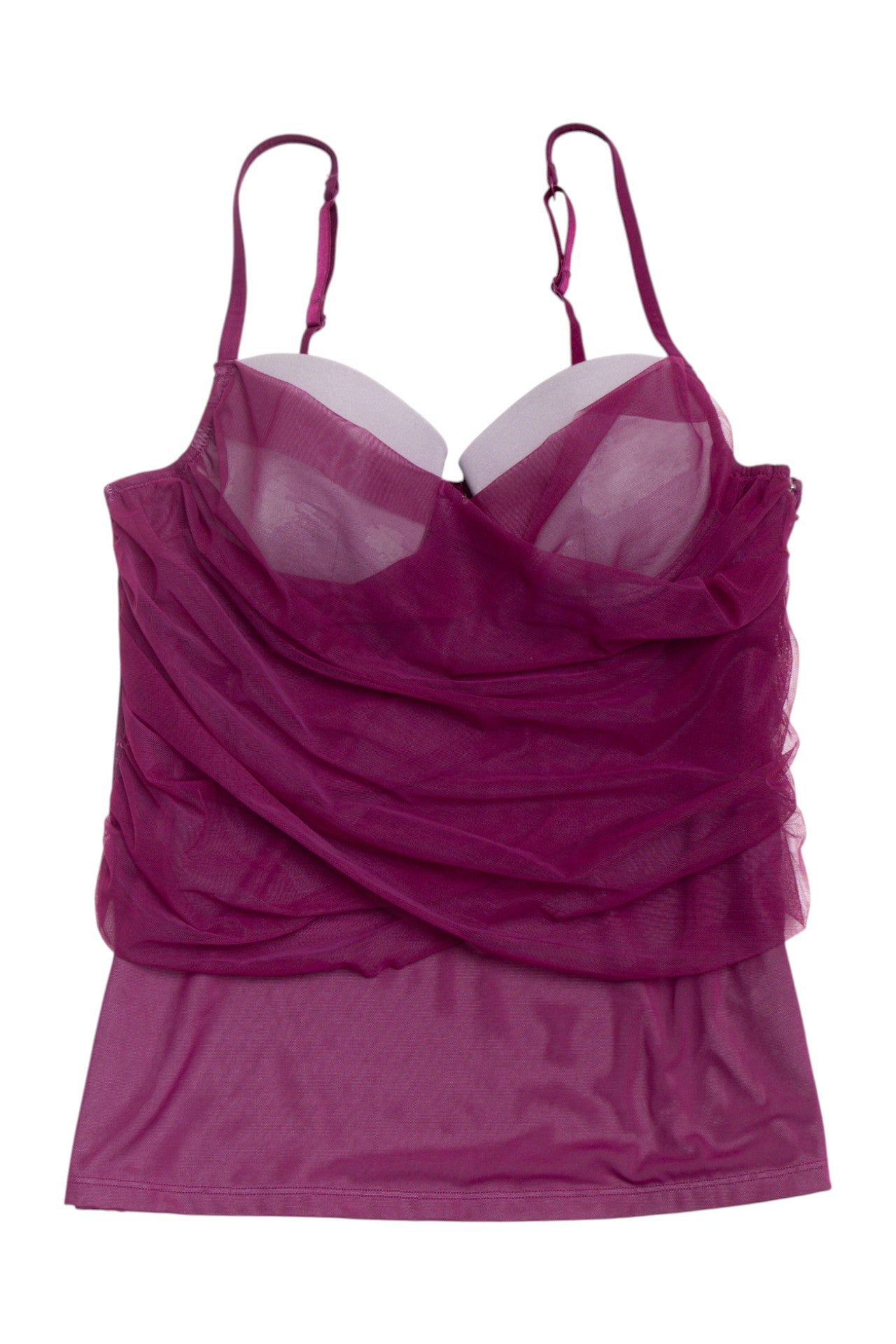 #16 Yamamay lined ruched mesh bralette cami | c. 162 | size 8