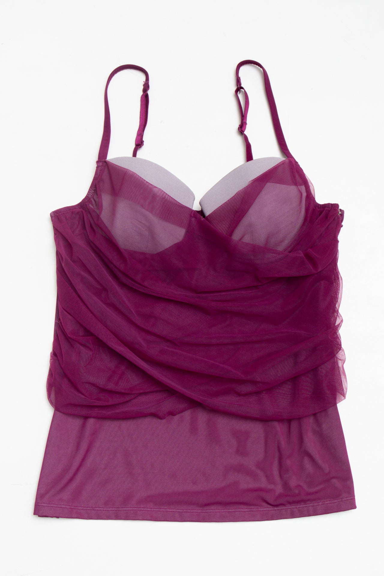#16 Yamamay lined ruched mesh bralette cami | c. 162 | size 8