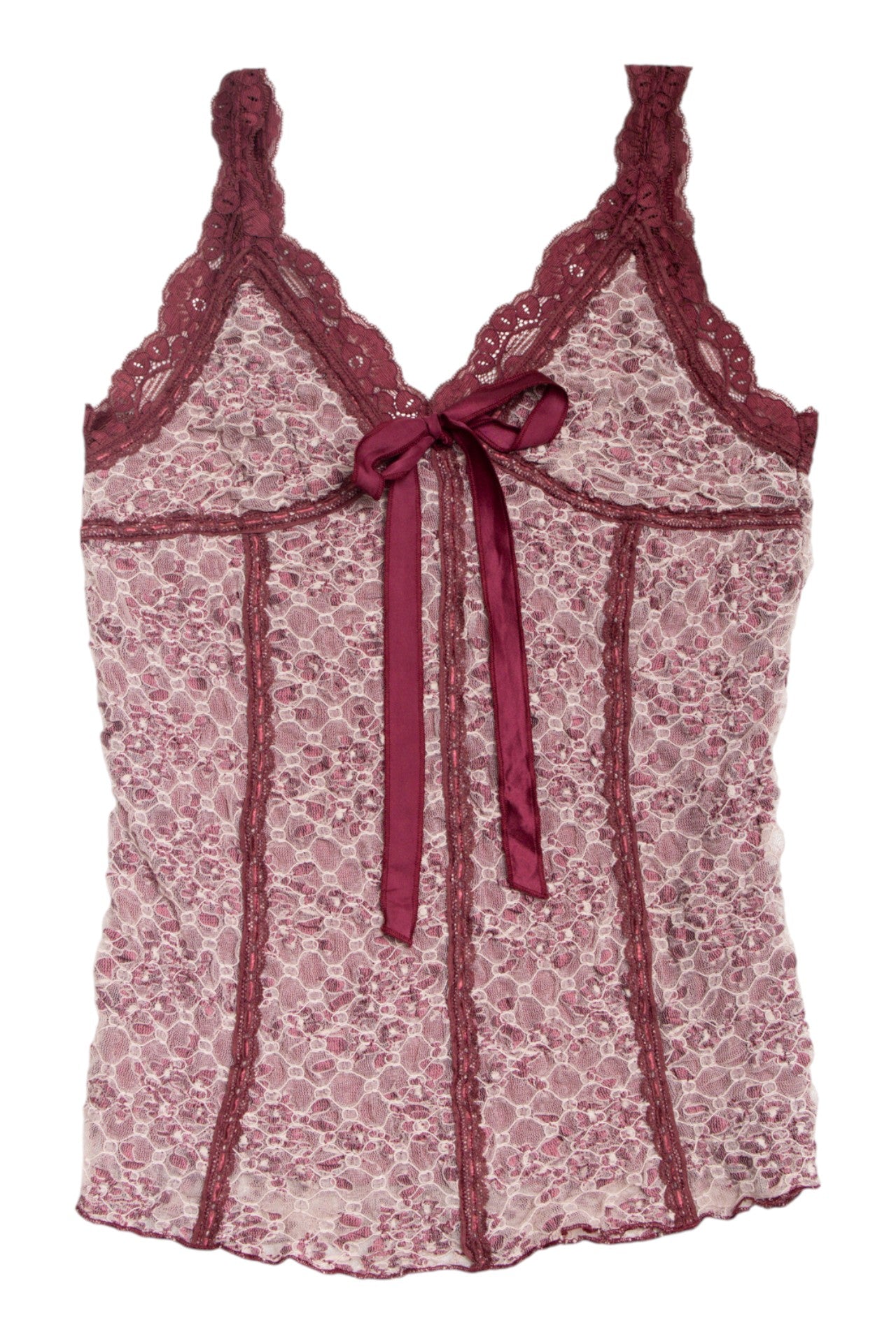 #18 Tristan lace ribbon tie cami | c. 162 | size 8/10