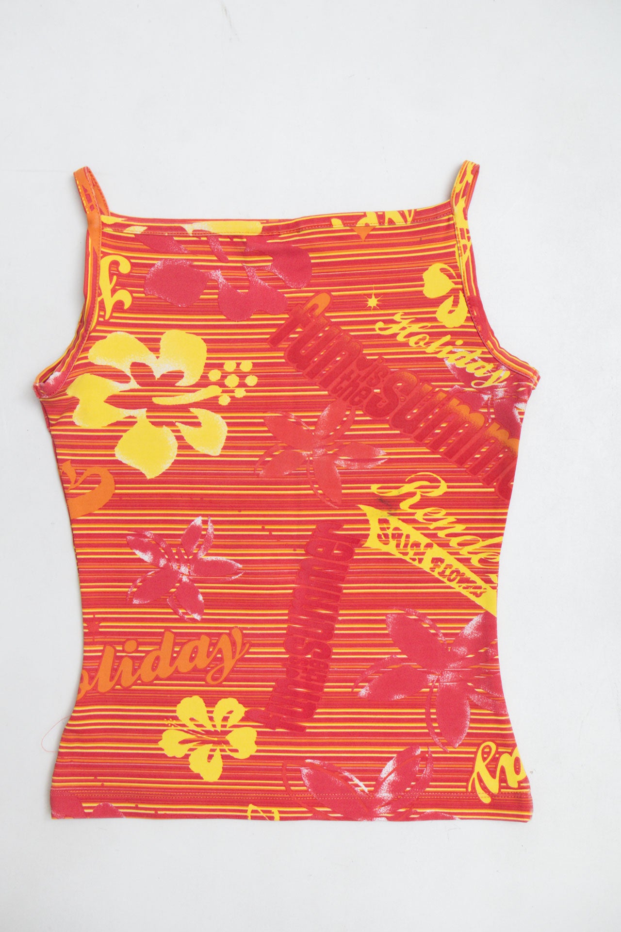 #48 Pimkie Floral Square Neck Tank | Fast and Furious | Size 8