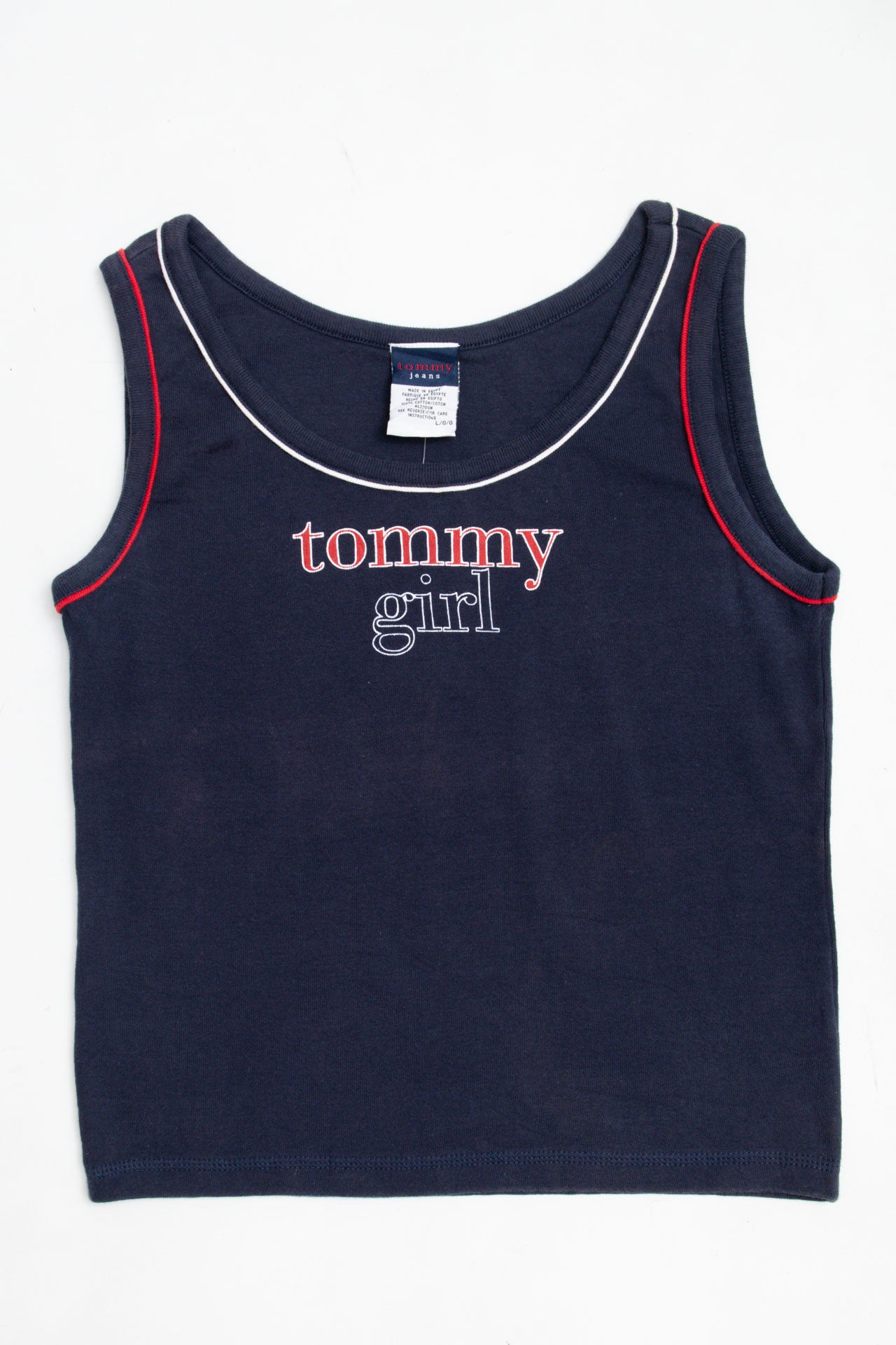 #50 Tommy Girl Navy Tank | Fast and Furious | Size 12