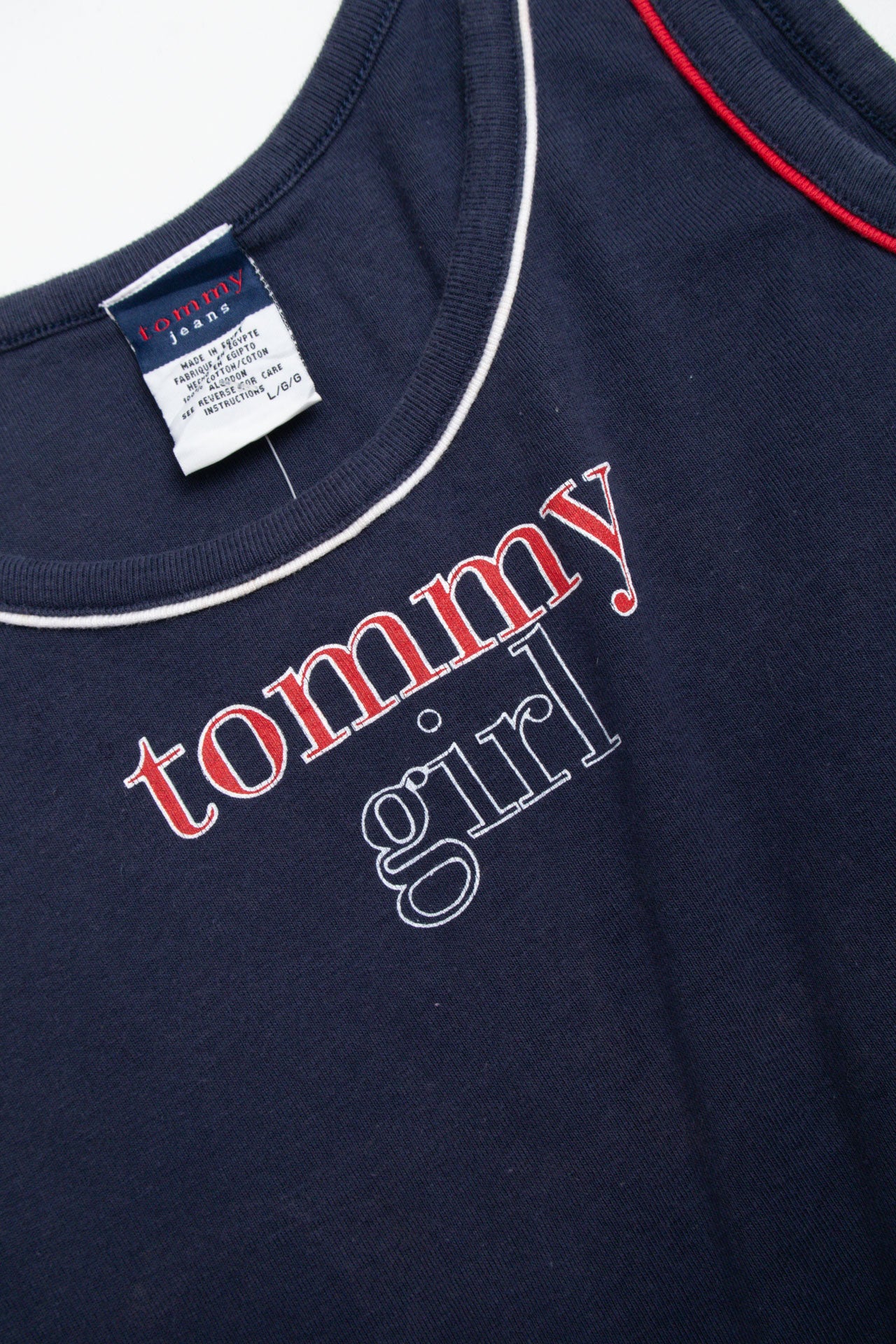 #50 Tommy Girl Navy Tank | Fast and Furious | Size 12