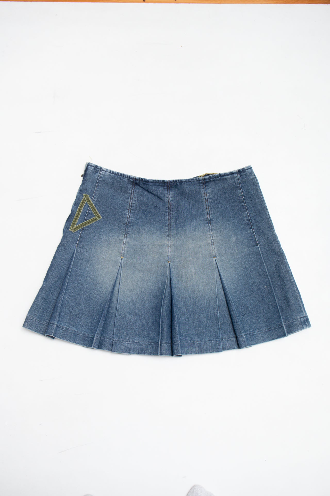 #25 Miss Sixty acid pleated mini skirt | c. 162 | size 8