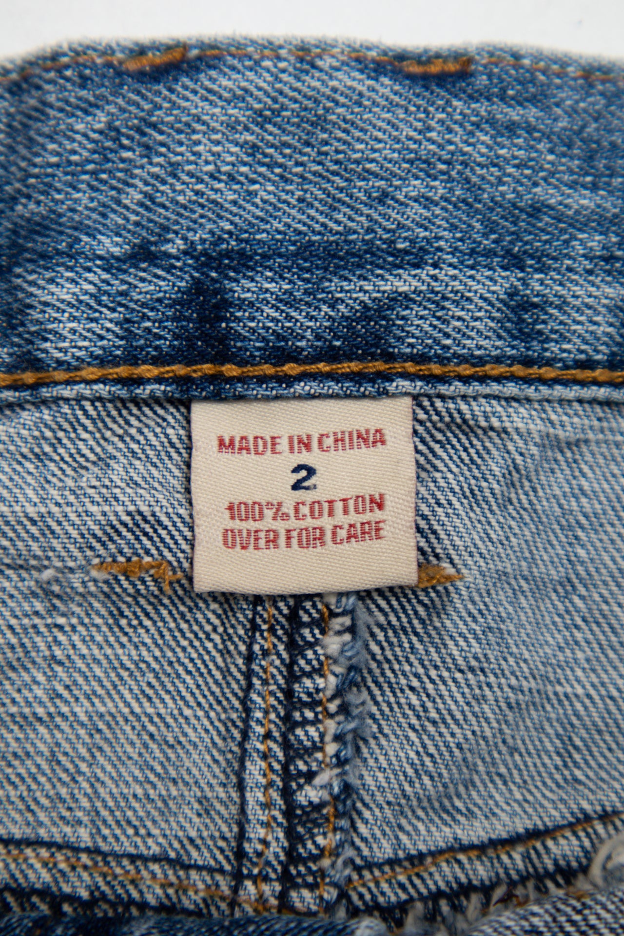 #26 Pleated frayed hem denim mini skirt | c. 162 | size 8