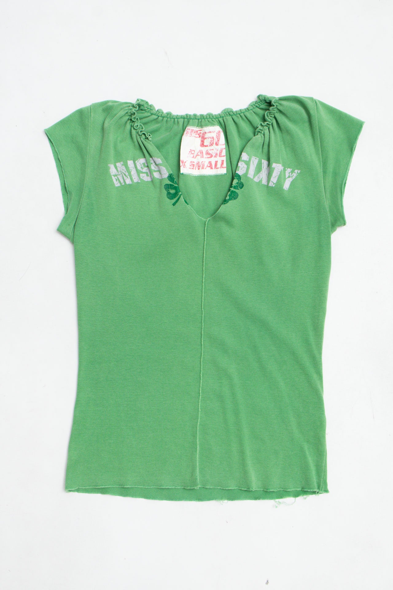 #57 Miss Sixty Green Tee | Fast and Furious | Size 8