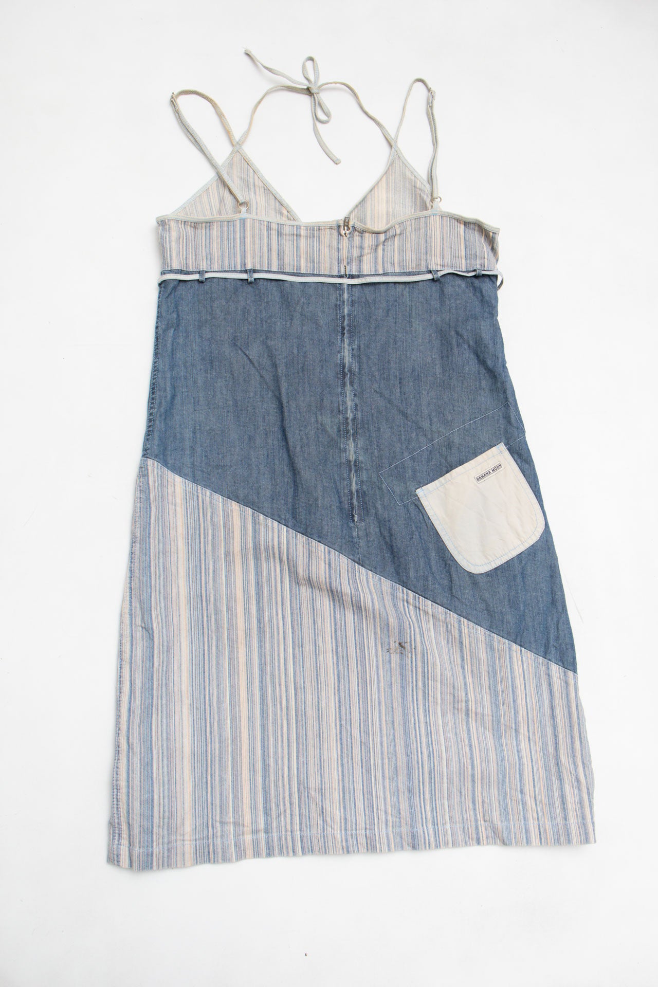 #100 Banana Moon Patchwork Halter Dress | C.148 | Size 10