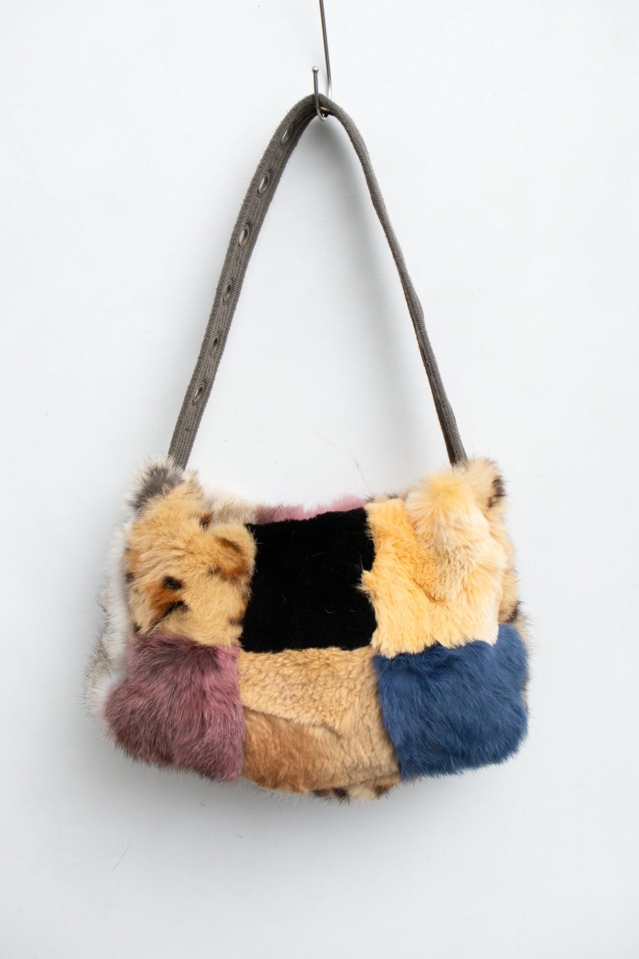 #82 Fur Jacket Meltdown Bag | Preloved Originals