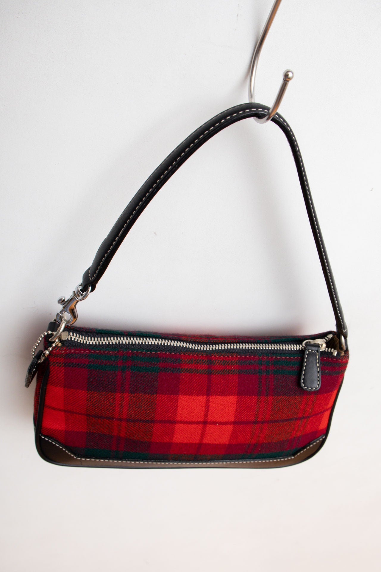 #101 Coach Plaid Demi Bag | C.148