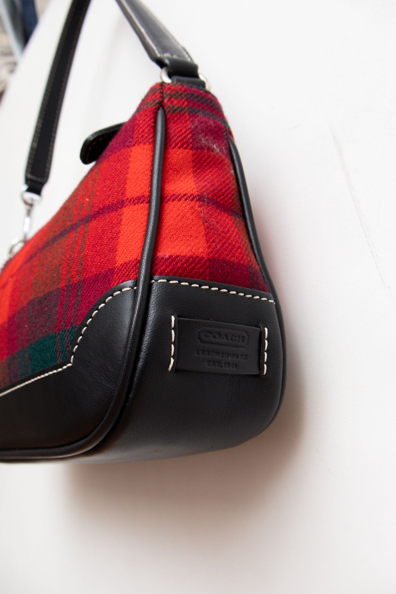 #101 Coach Plaid Demi Bag | C.148