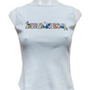 #35 Para Nada Tank Top Blue | c. 181 | Size 8