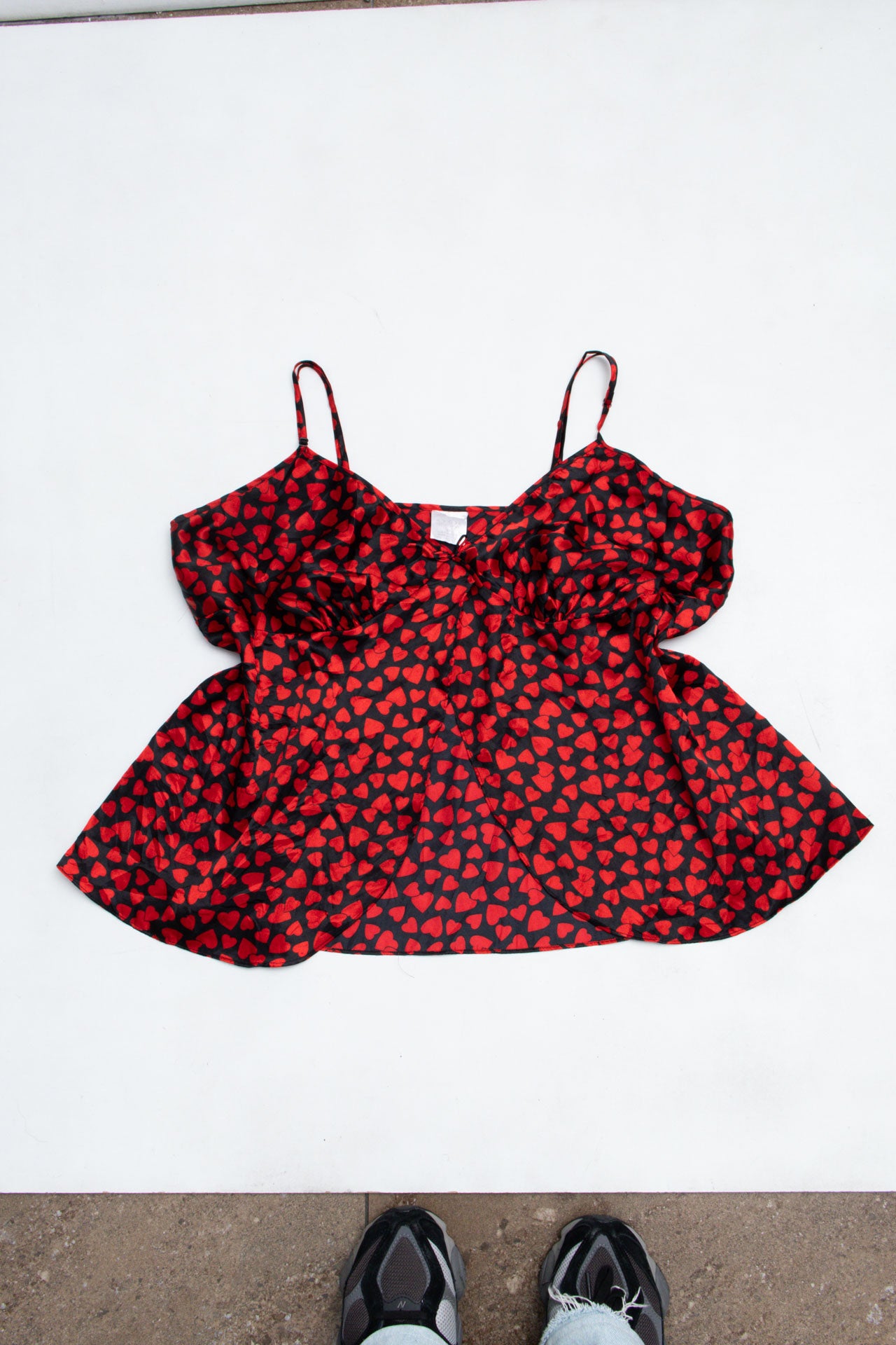 #25 Red Heart Cami | Short n Sweet | Size 18