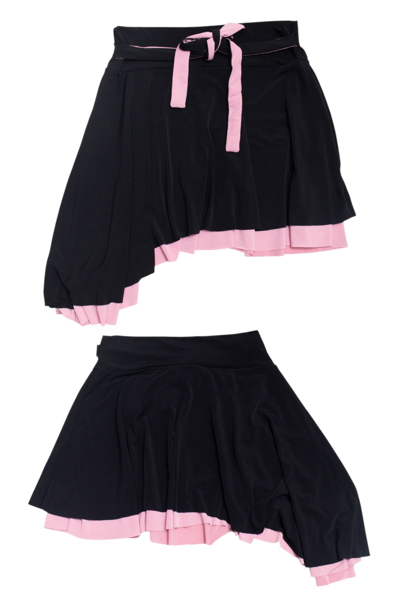 #42 Joe Benbasset pink lined asymmetrical mini skirt | c. 162 | size 8