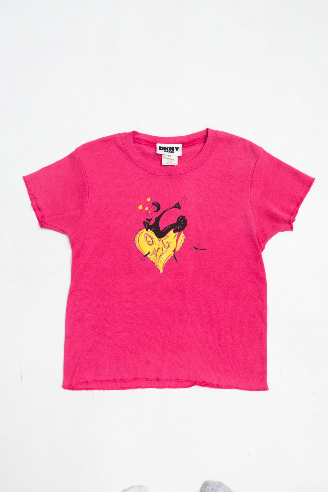 #64 USA DKNY Pink Tee | Fast Fashion | Size 8/10