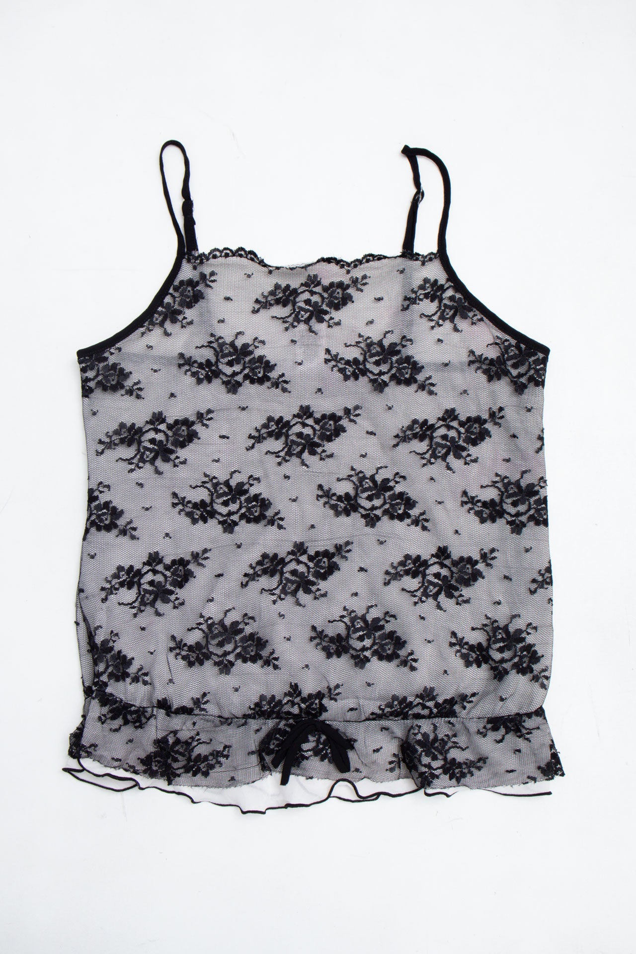 #14 Black and White Lace Cami | Short n Sweet | Size 8