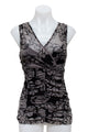 #47 Mexx Black Ruched Top | c. 181 | Size 12