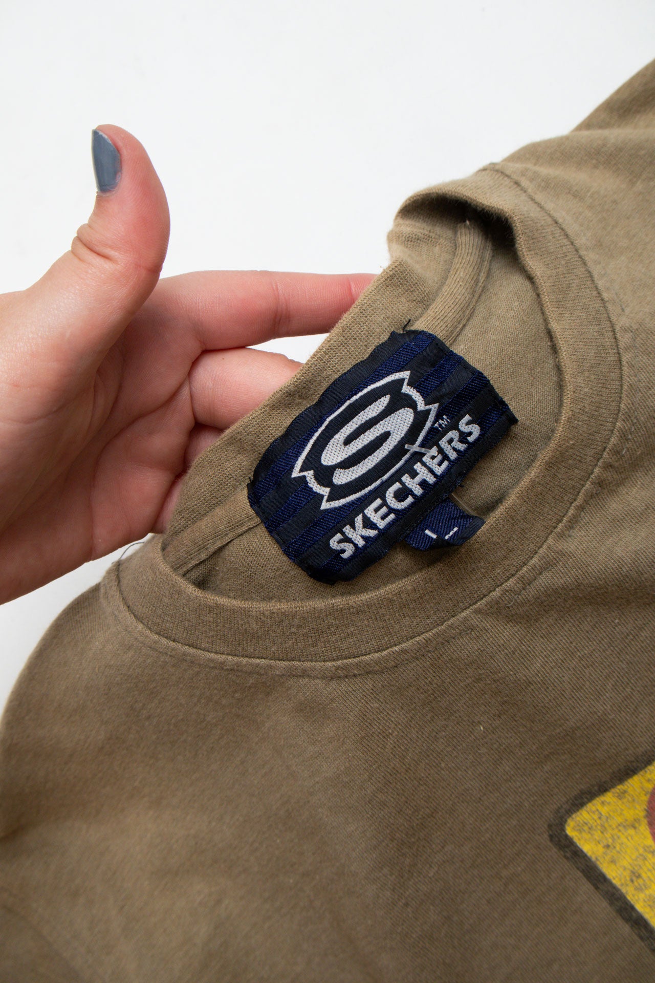 #72 Sketchers Khaki Tee | Fast and Furious | Size 12