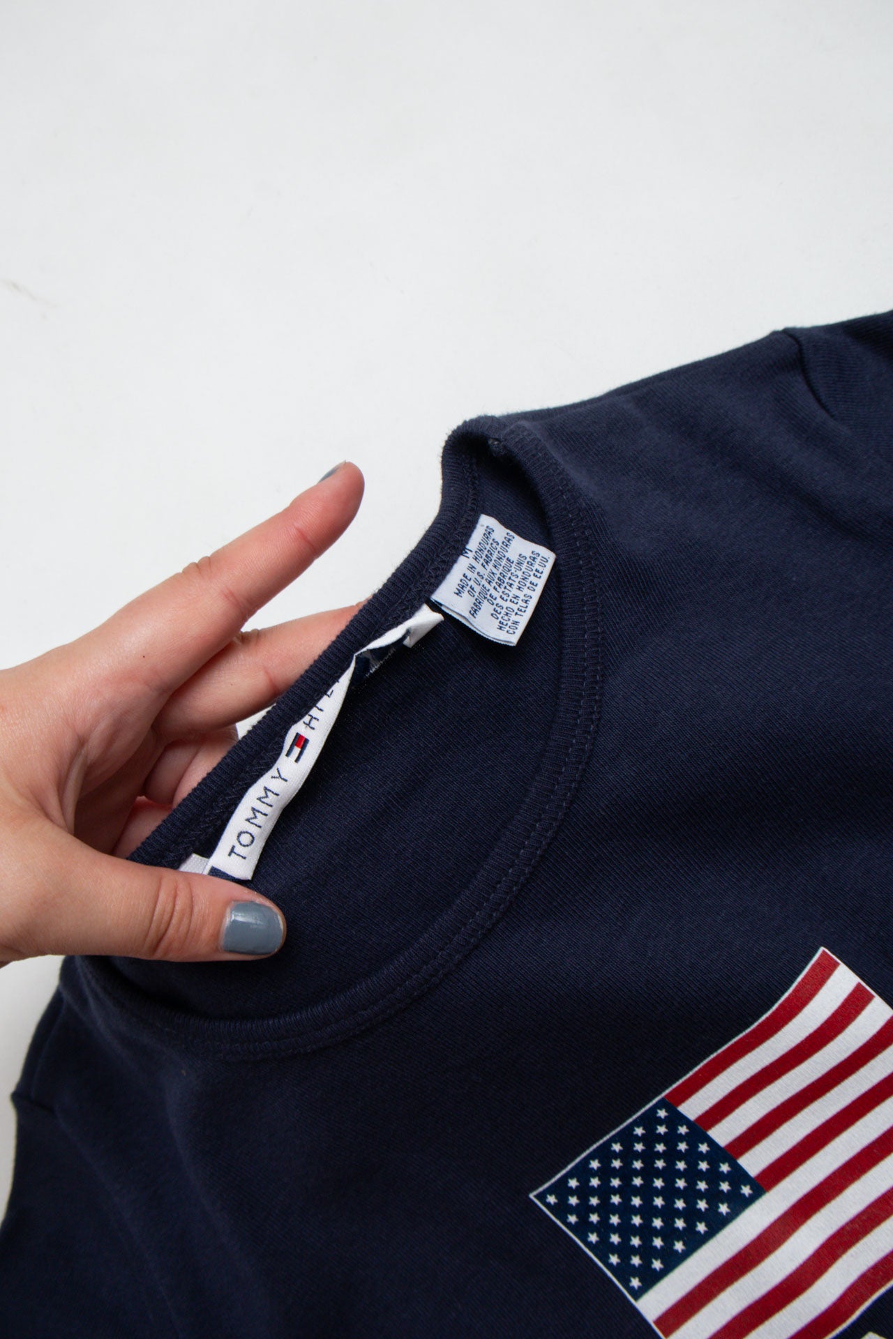 #75 Tommy Hilfiger Navy Tee | Fast and Furious | Size 10/12