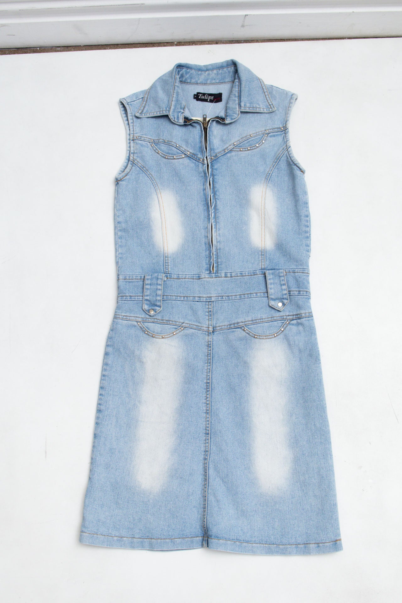 #80 Tulipe Denim Dress | Fast and Furious | Size 6/8