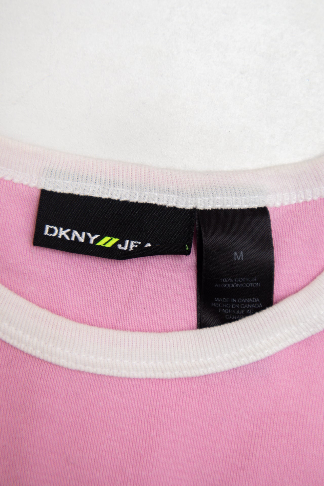 #66 DKNY cotton pink baby tee | c. 162 | size 8
