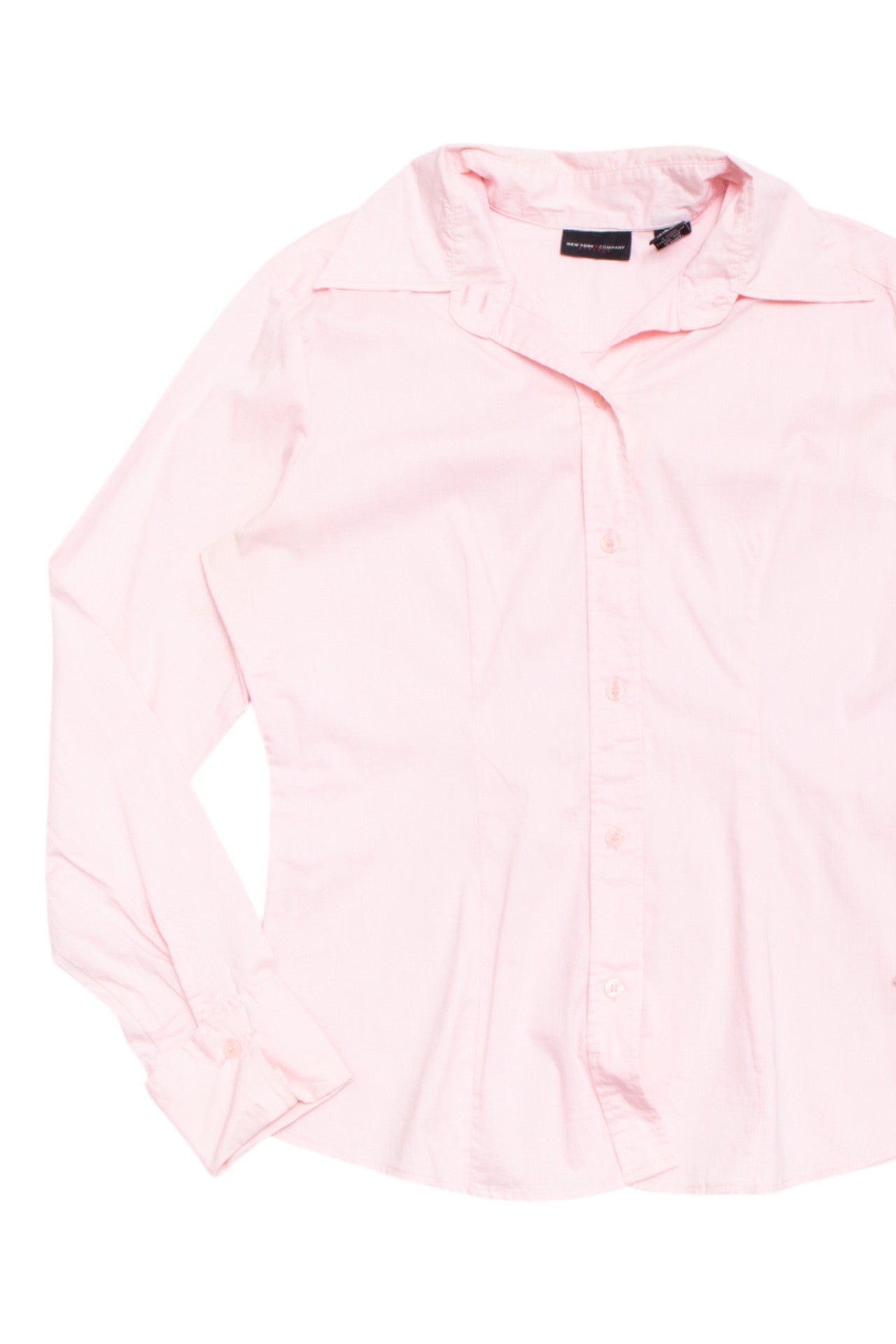 #68 New York & Company cotton blend button up | c. 162 | size 10