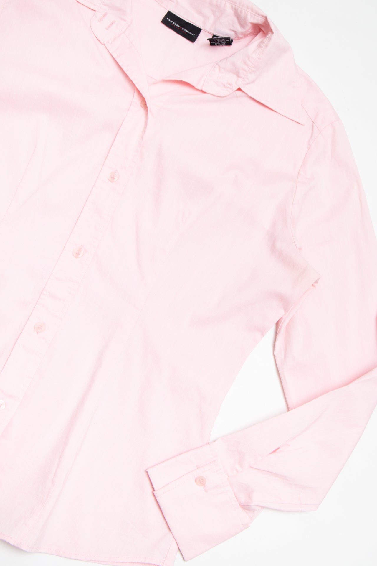 #68 New York & Company cotton blend button up | c. 162 | size 10