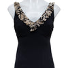 #64 Ruffle Detail Tank Top Black | c. 181 | Size 8/36D