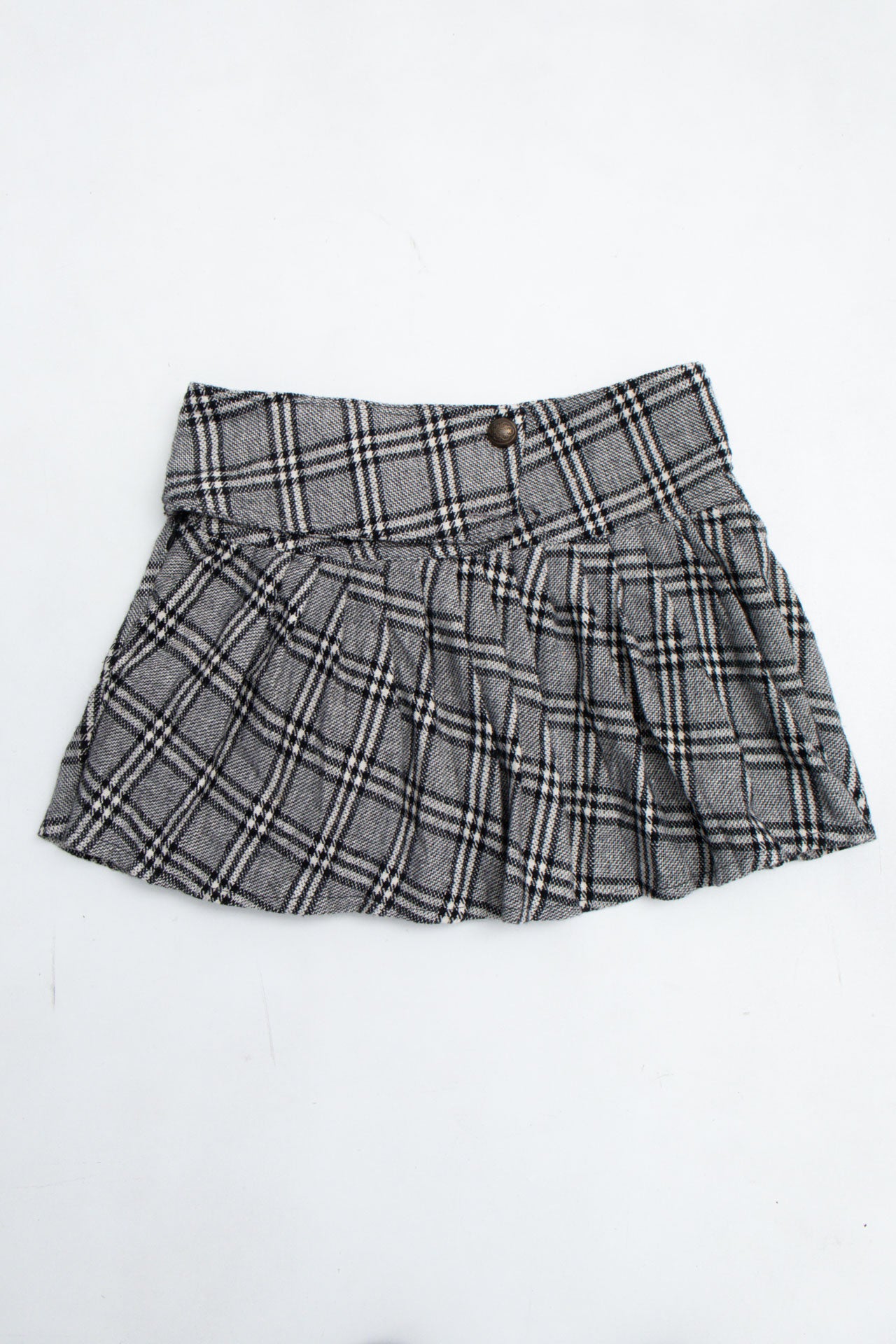 #40 Black & White Plaid Skirt | Short n Sweet | Size 6