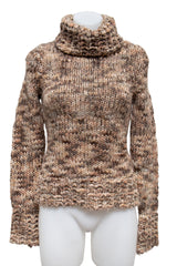 #72 Spot For You Brown Knit | c. 181 | Size 8