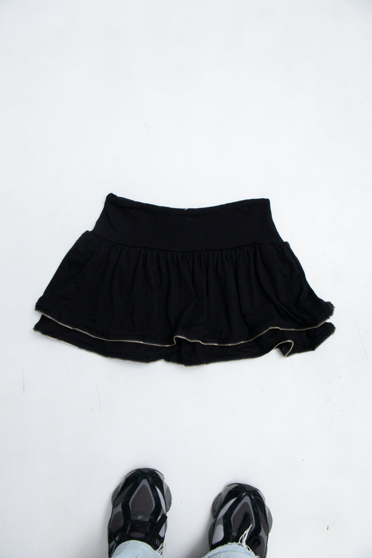 #42 Glad News Zip Mini Skirt | Short n Sweet | Size 6/8