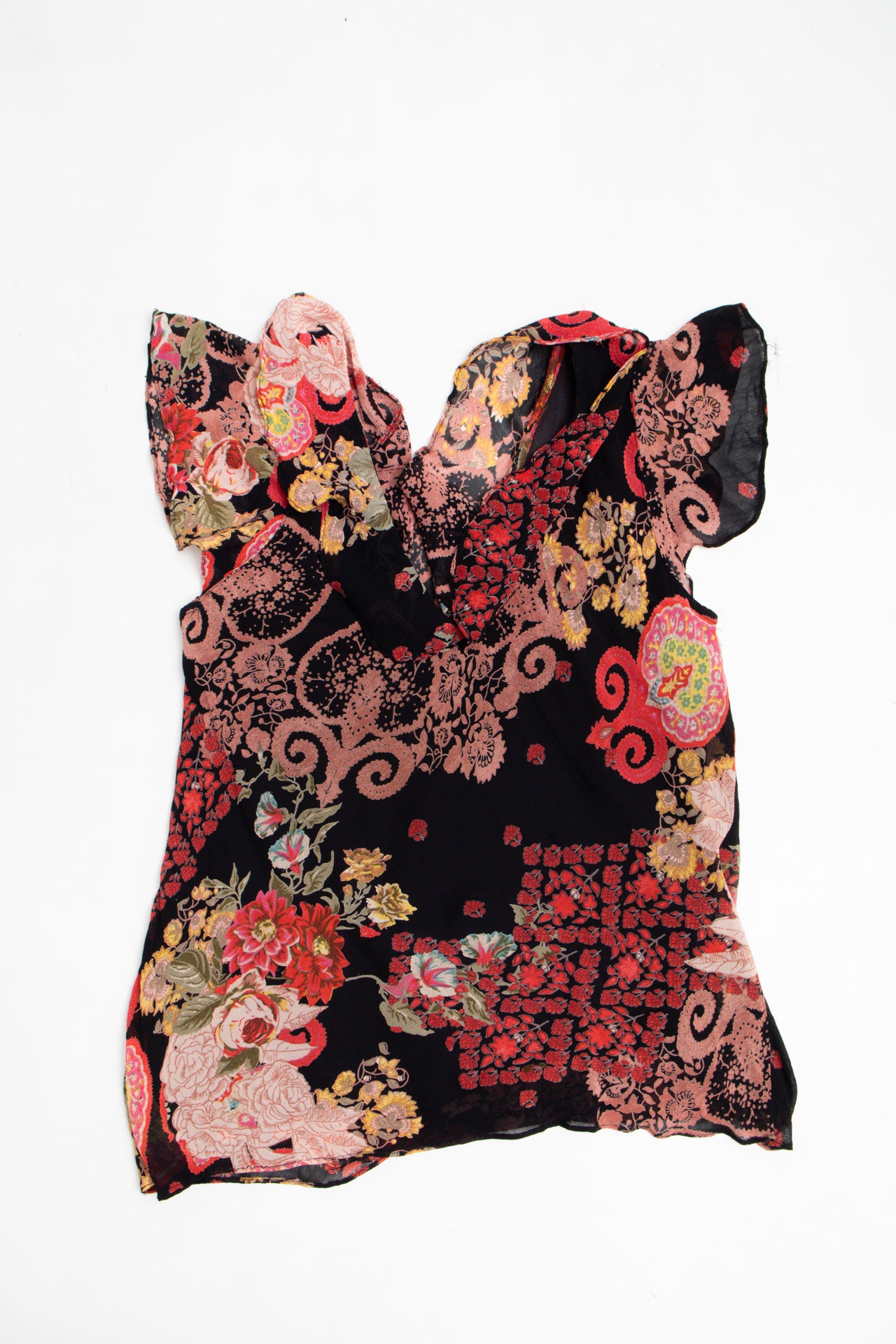 #05 Rouge Floral Top | C. 149 | Size 10