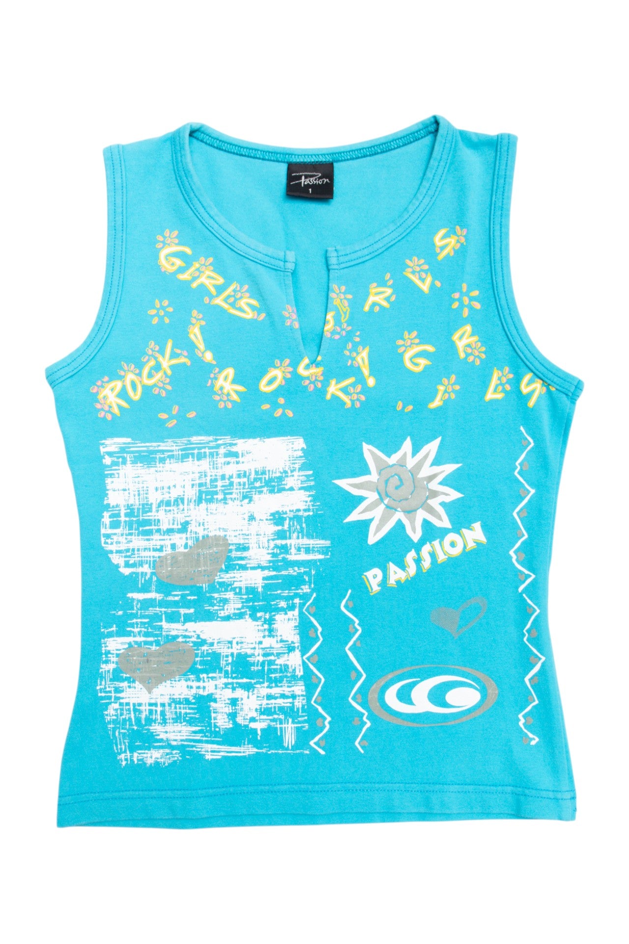 #88 Passion printed tank | c. 162 | size 6