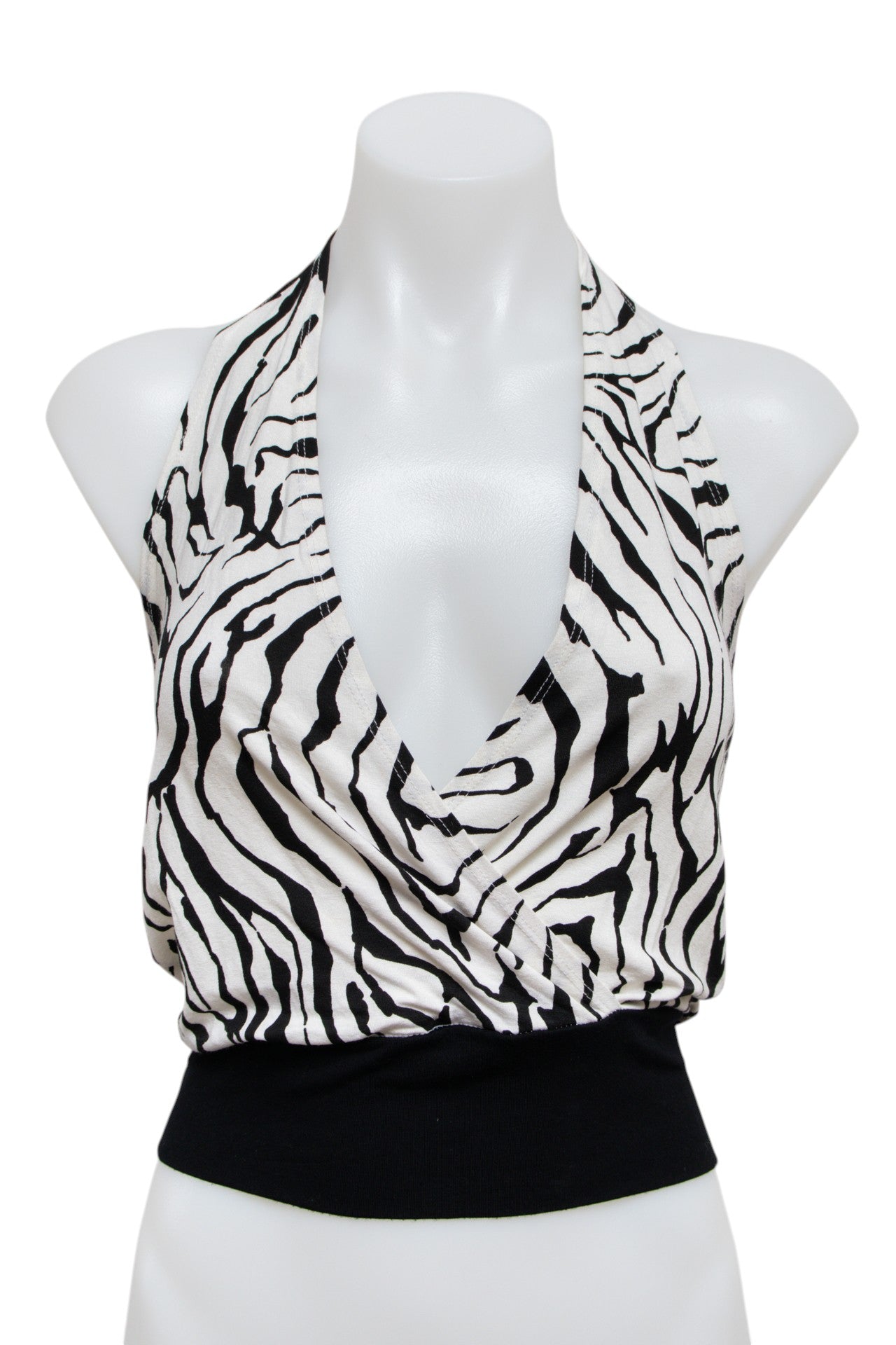 #89 Halter Top White | c. 181 | Size 6