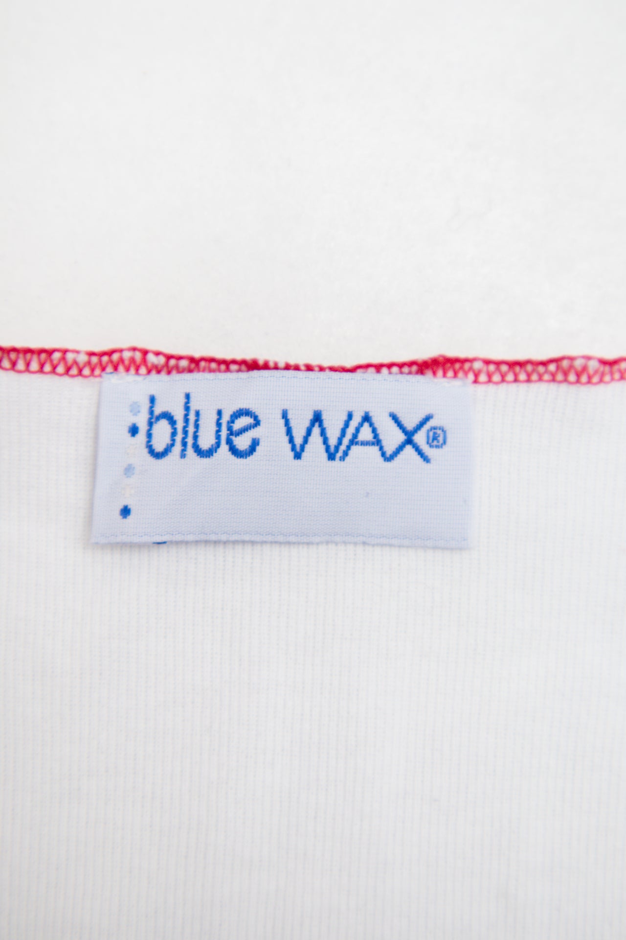 #105 Blue Wax hibiscus cotton ruched tank | c. 162 | size 8