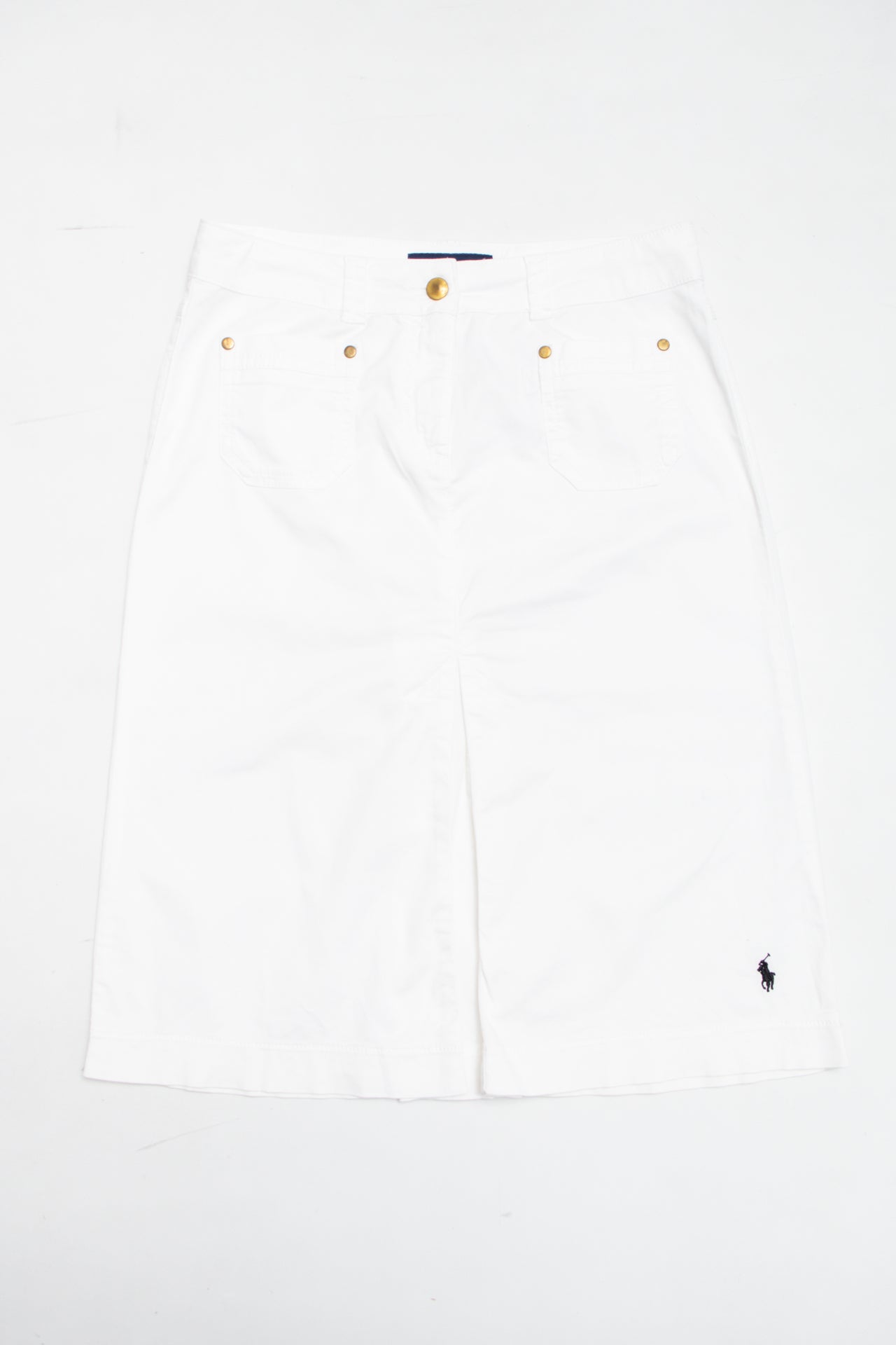 #112 Ralph Lauren embroidered logo skirt | c. 162 | size 8