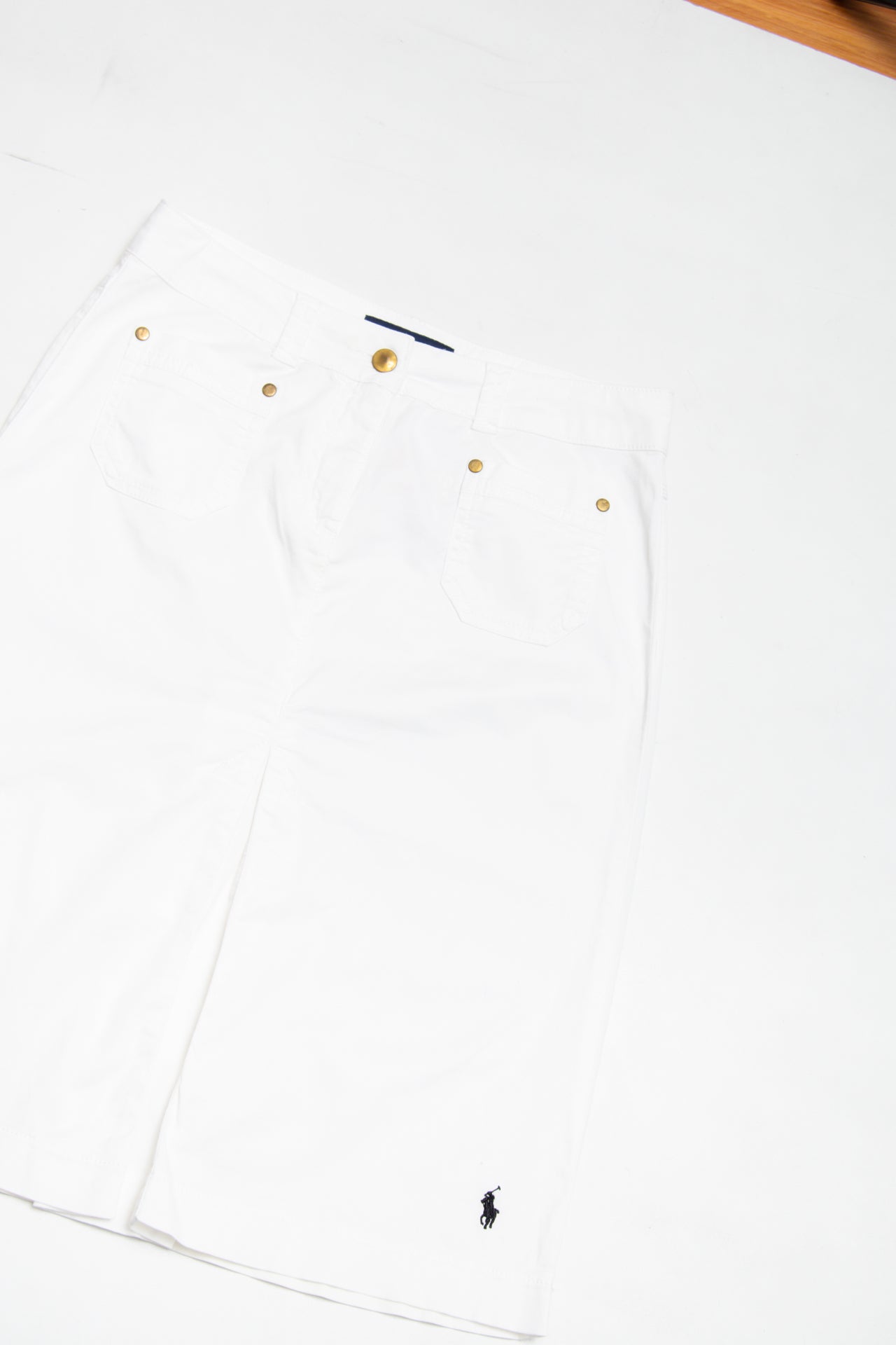 #112 Ralph Lauren embroidered logo skirt | c. 162 | size 8