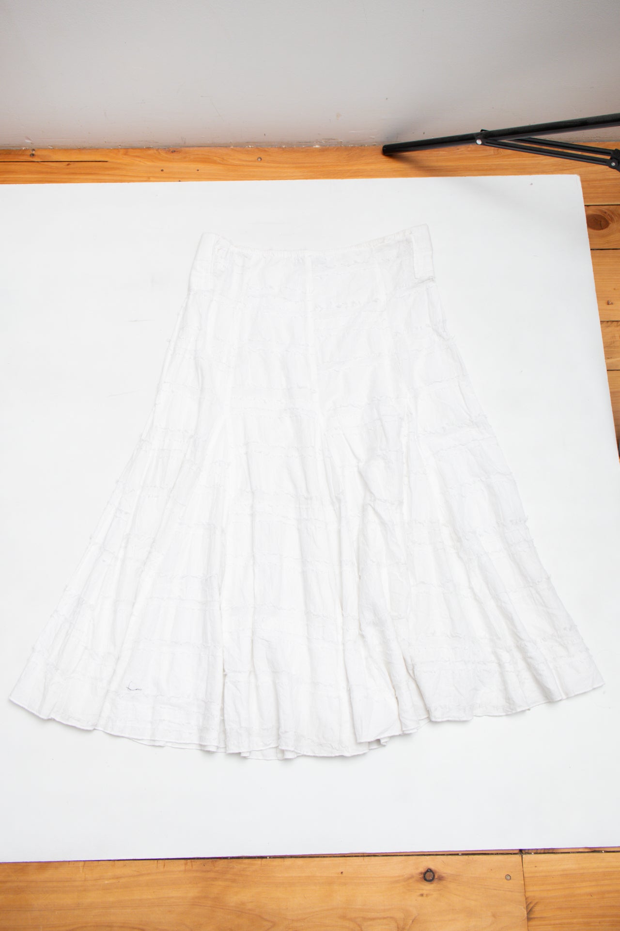 #114 Karen Kane maxi white skirt | c. 162 | size 10