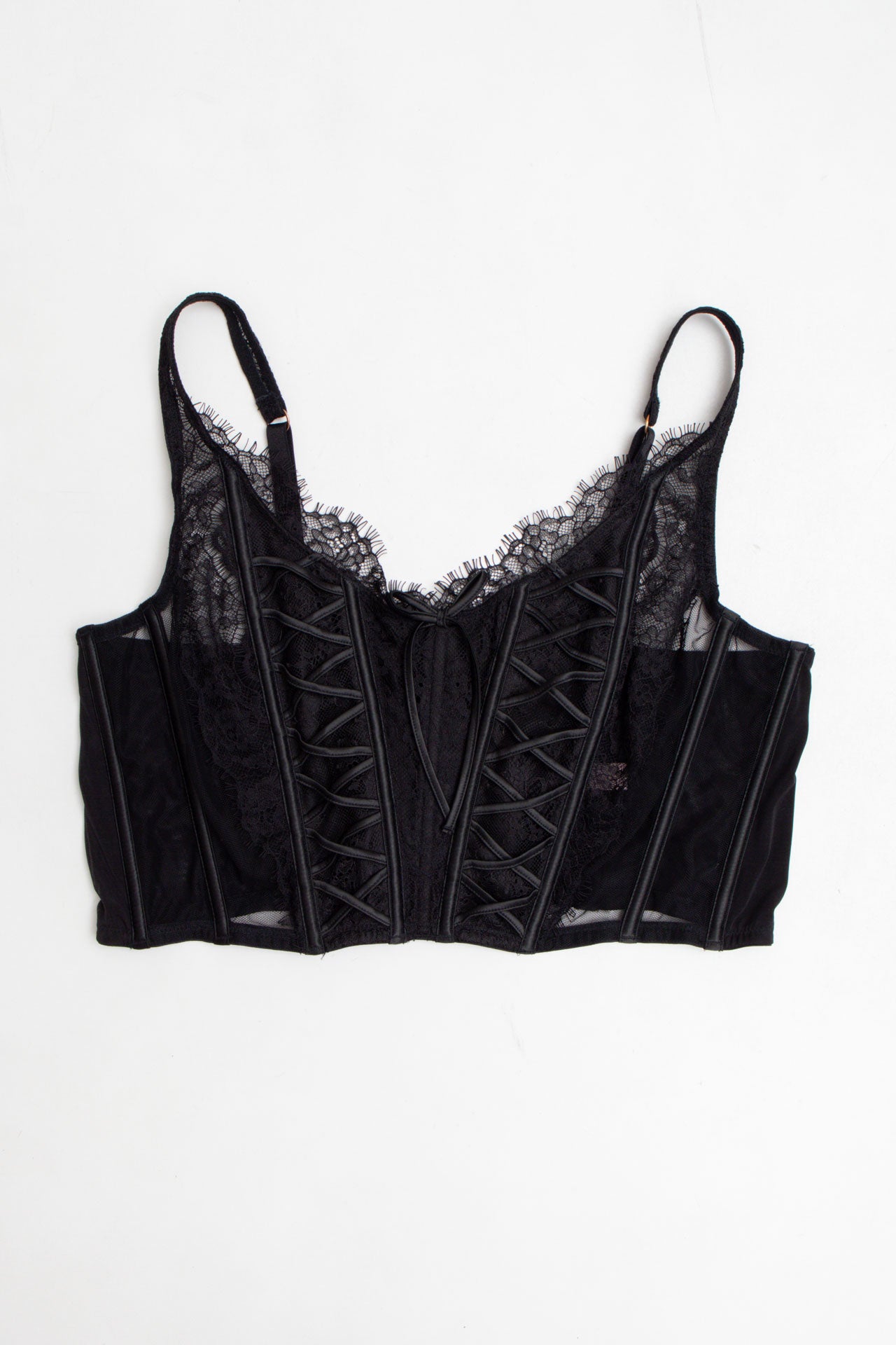 #19 VS Black Lace Corset | C. 149 | Size 12/14