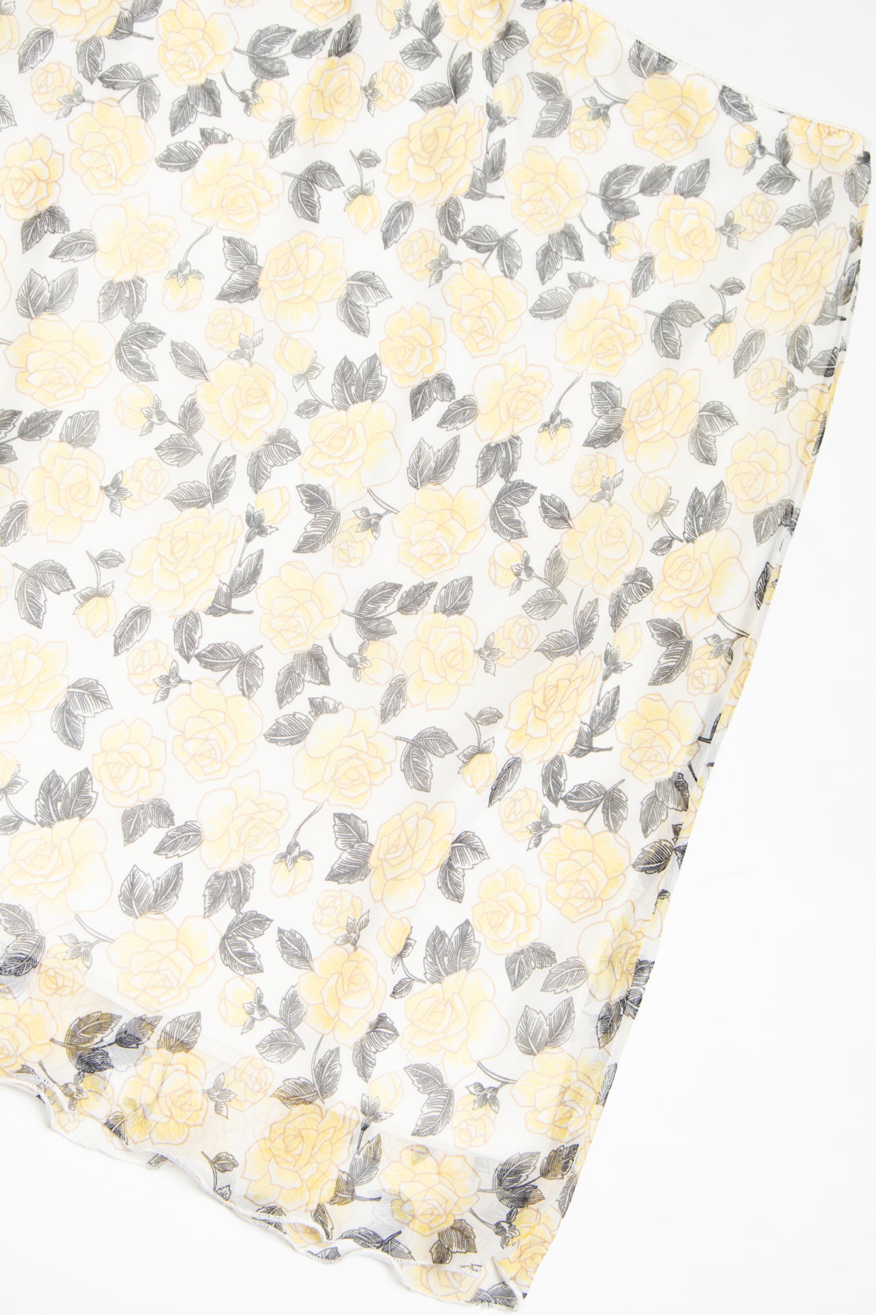 #118 USA made La Belle floral midi skirt | c. 162 | size 8