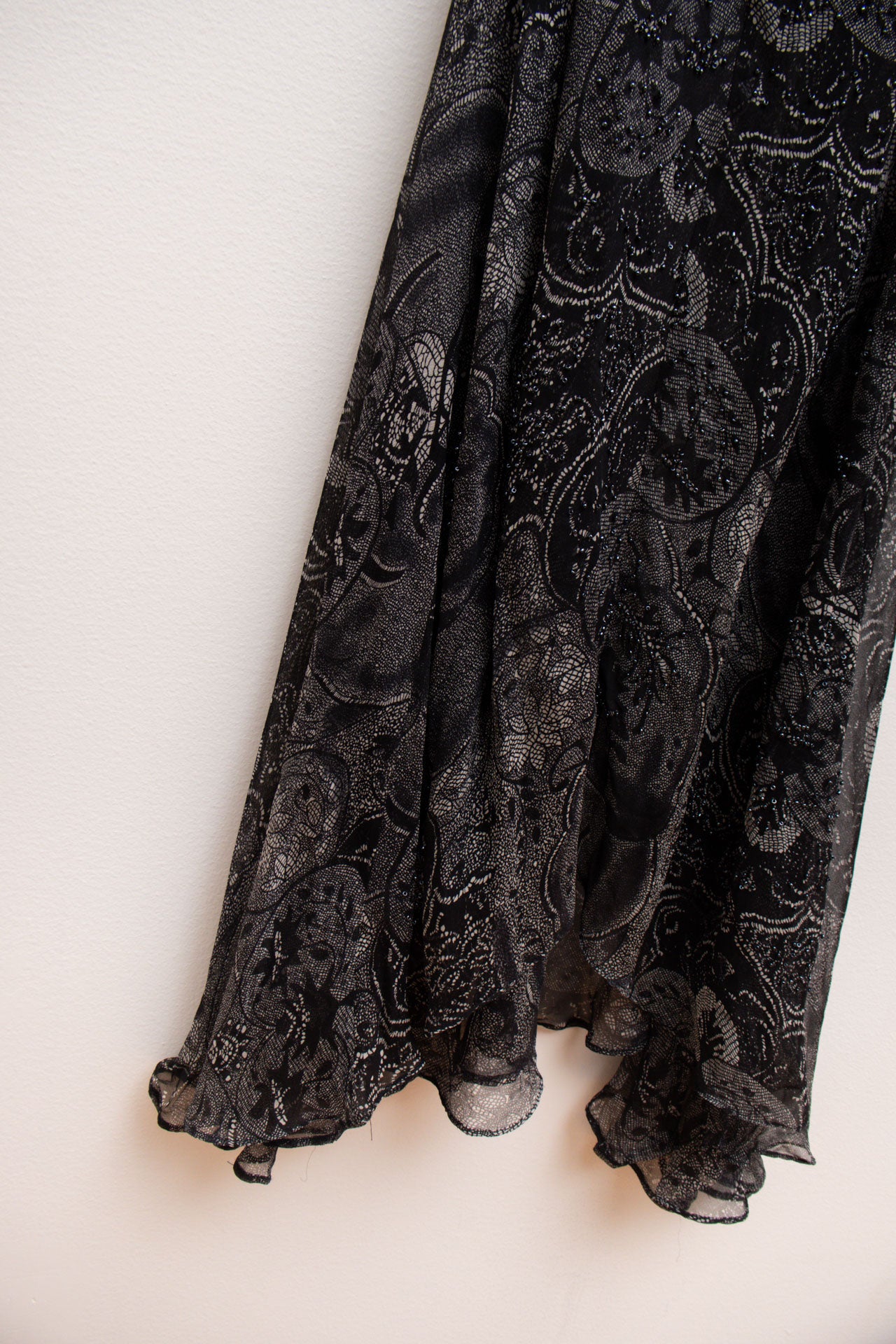 #179 Robbie Bee beaded silk dress | c. 154 | size 8
