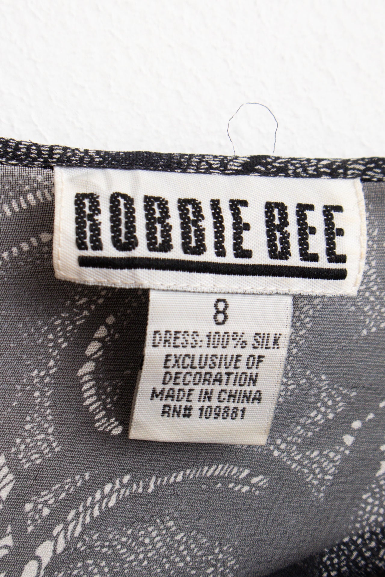#179 Robbie Bee beaded silk dress | c. 154 | size 8