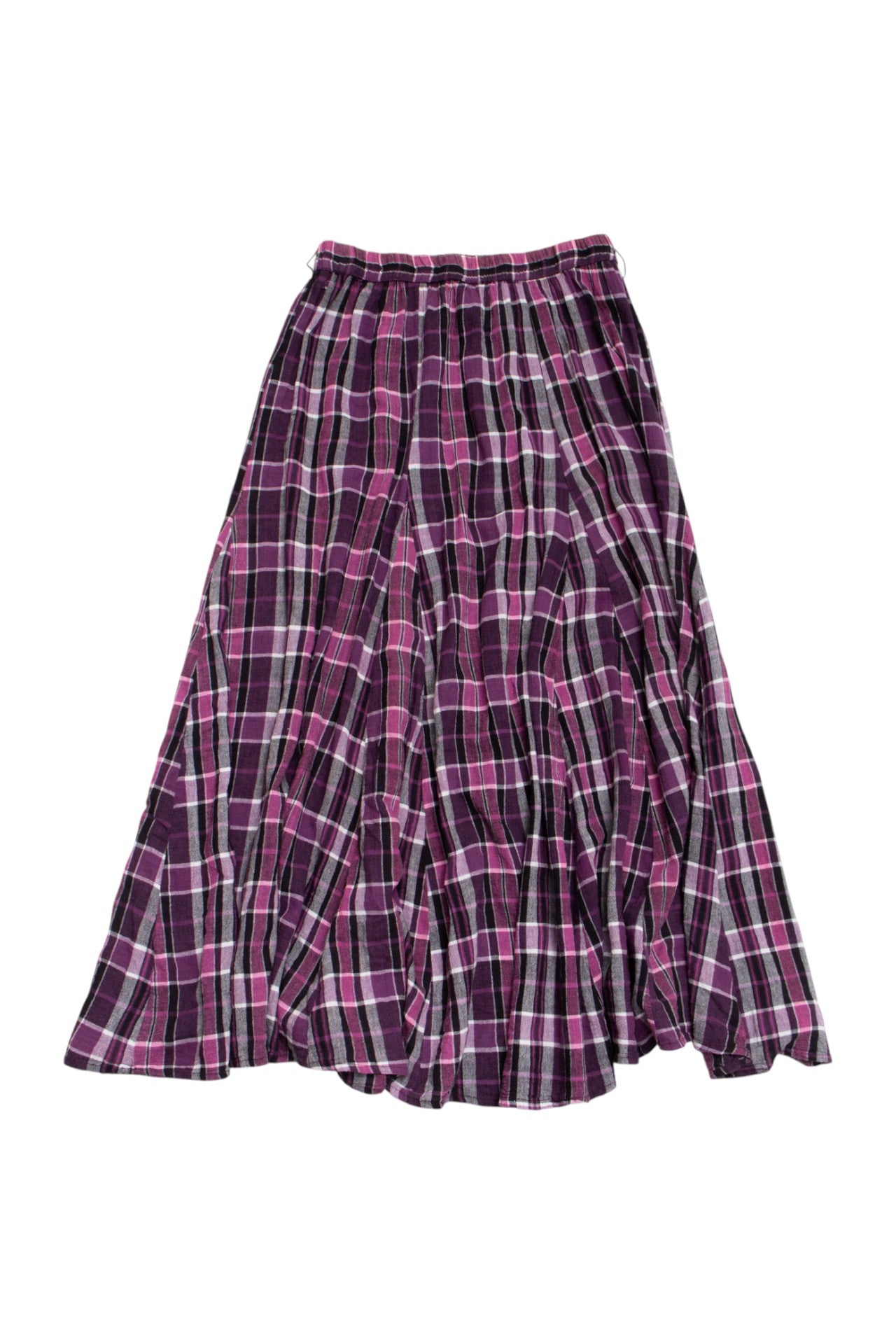 #121 White Stag plaid midi skirt | c. 162 | size 8/10