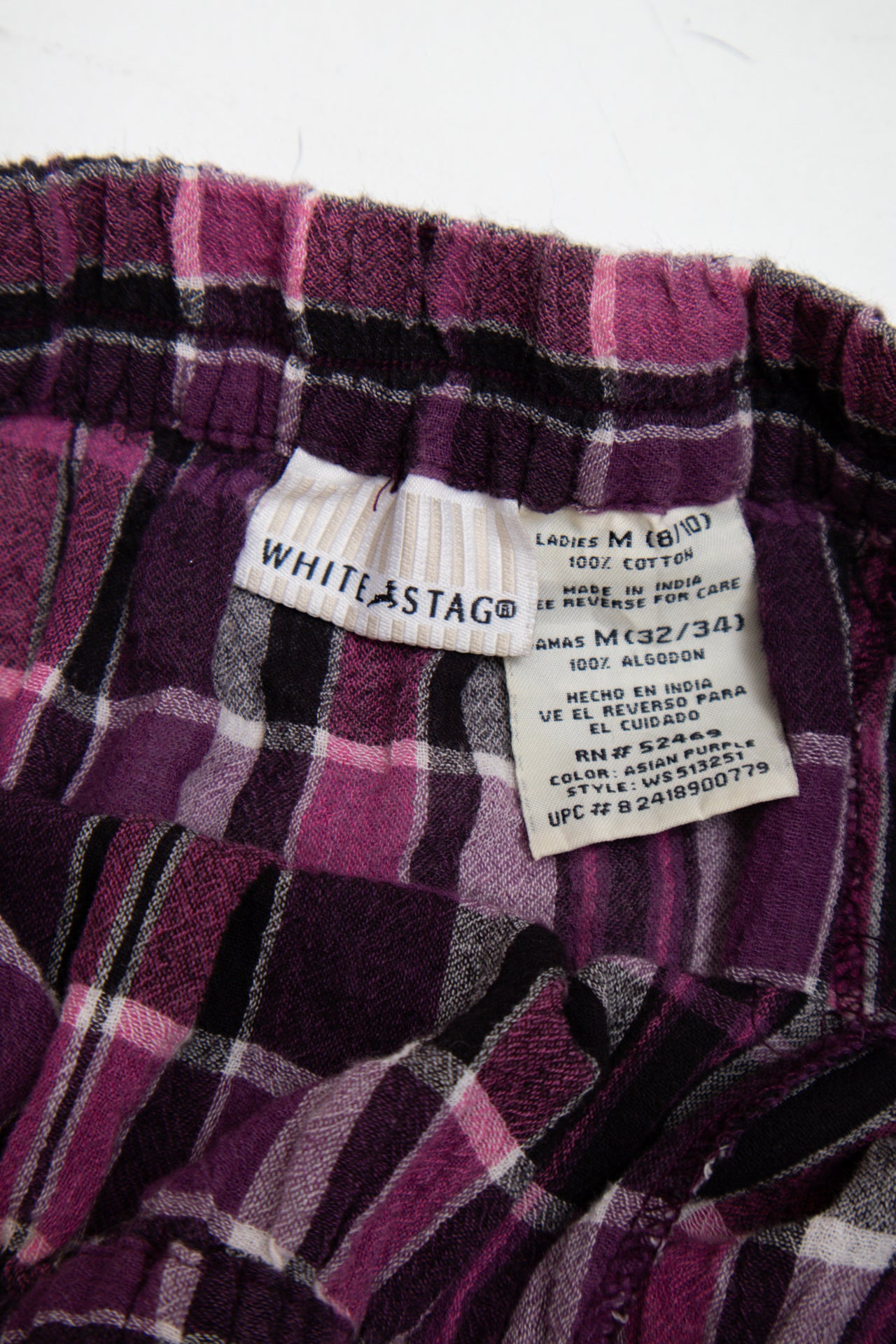 #121 White Stag plaid midi skirt | c. 162 | size 8/10