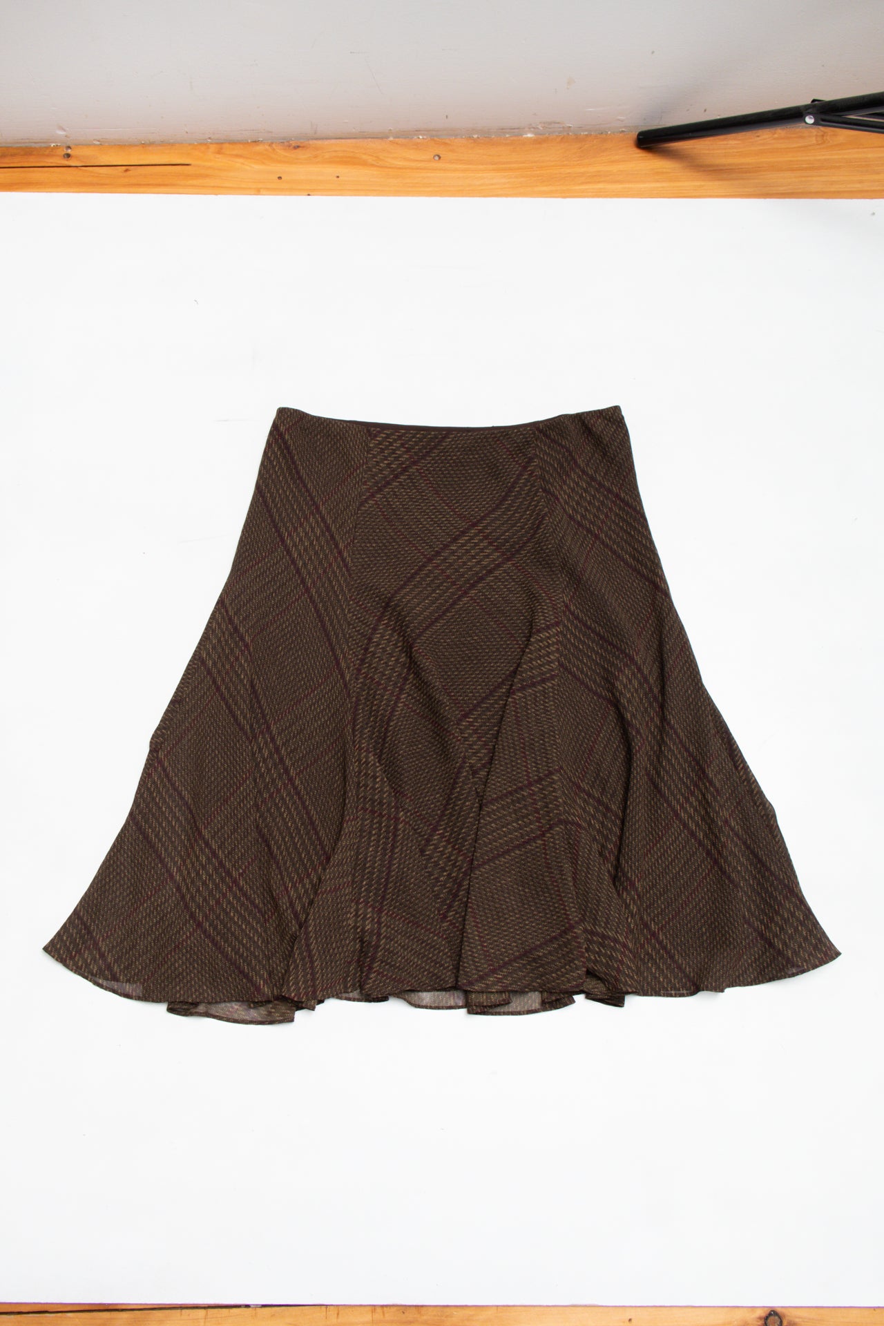 #123 American Living plaid midi skirt | c. 162 | size 8/10