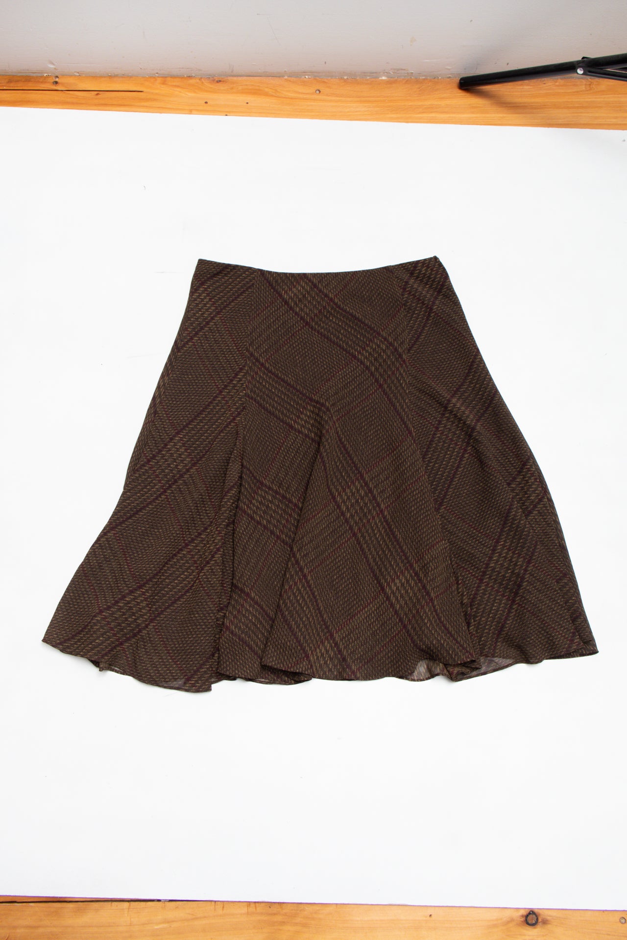 #123 American Living plaid midi skirt | c. 162 | size 8/10
